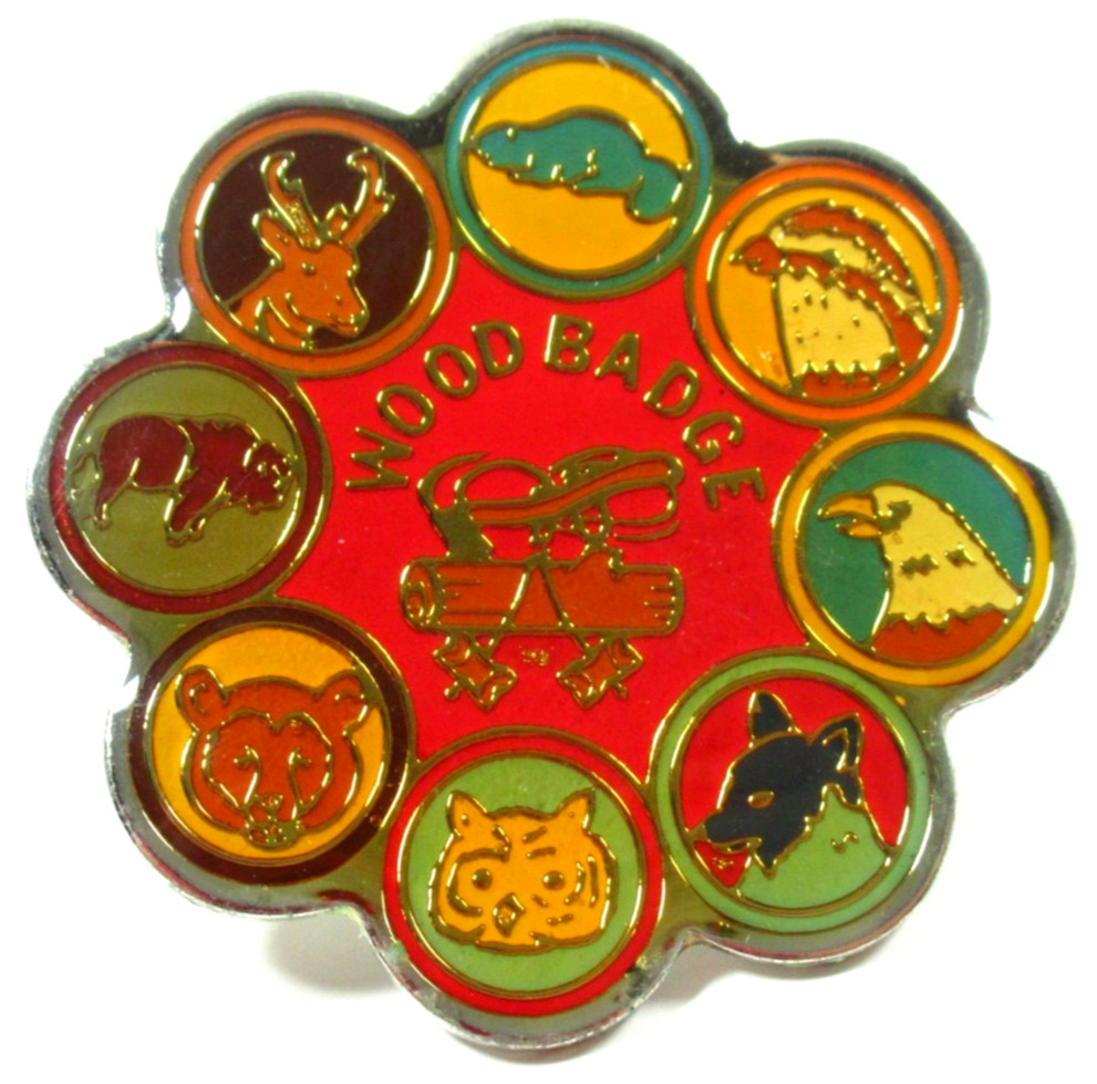 BSA Wood Badge Critter Pin Vintage Boy Scouts Leadership Training Enamel BSA Wood Badge Critter Pin Vintage Boy Scouts Leadership Training Enamel