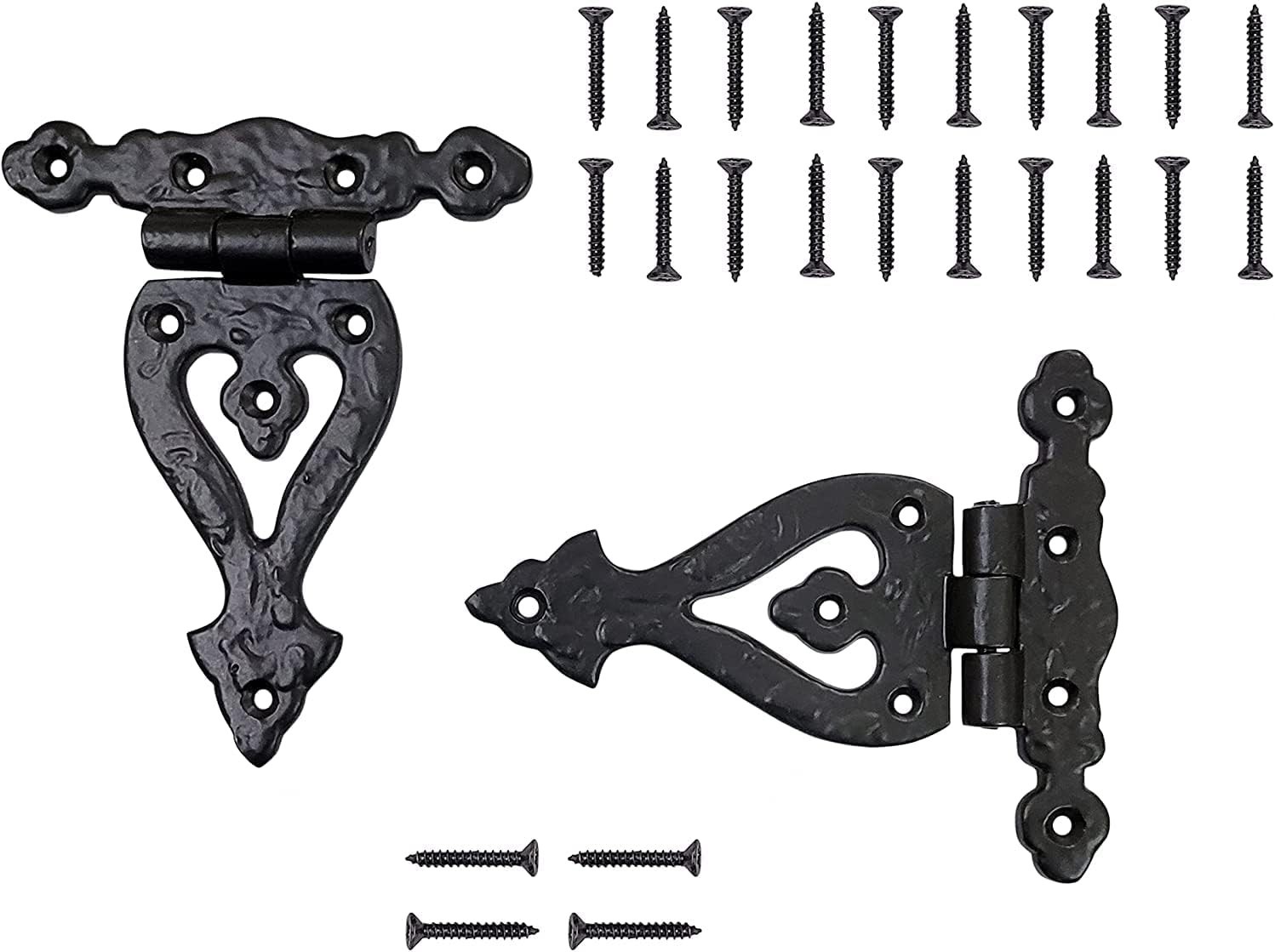 Alleluia Antique Cast Iron Vintage Heavy Duty T Hinges (5.3\ Alleluia Antique Cast Iron Vintage Heavy Duty T Hinges (5.3\