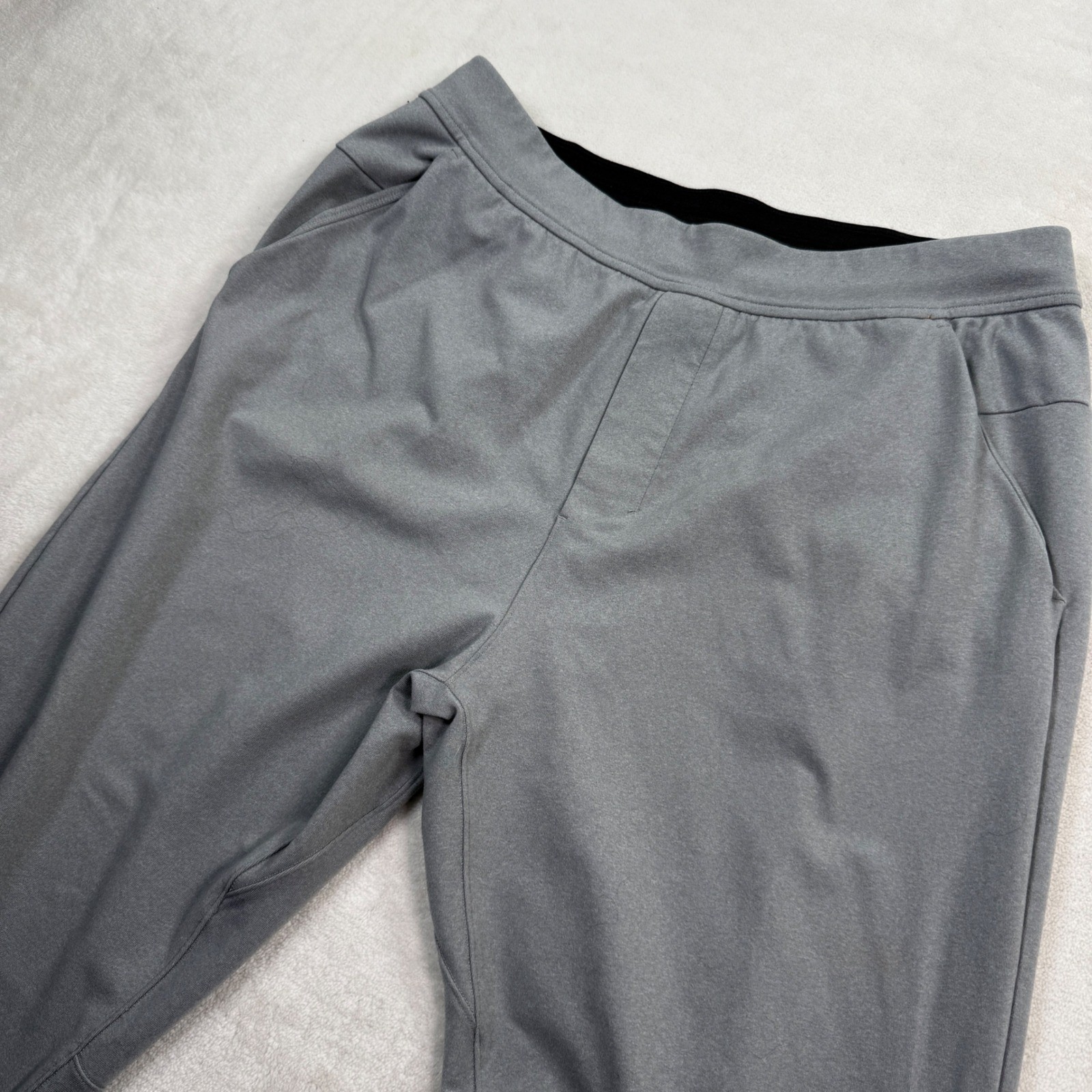 Lululemon ABC Pants Mens Large Gray Straight Leg Athletic Trousers 33x31