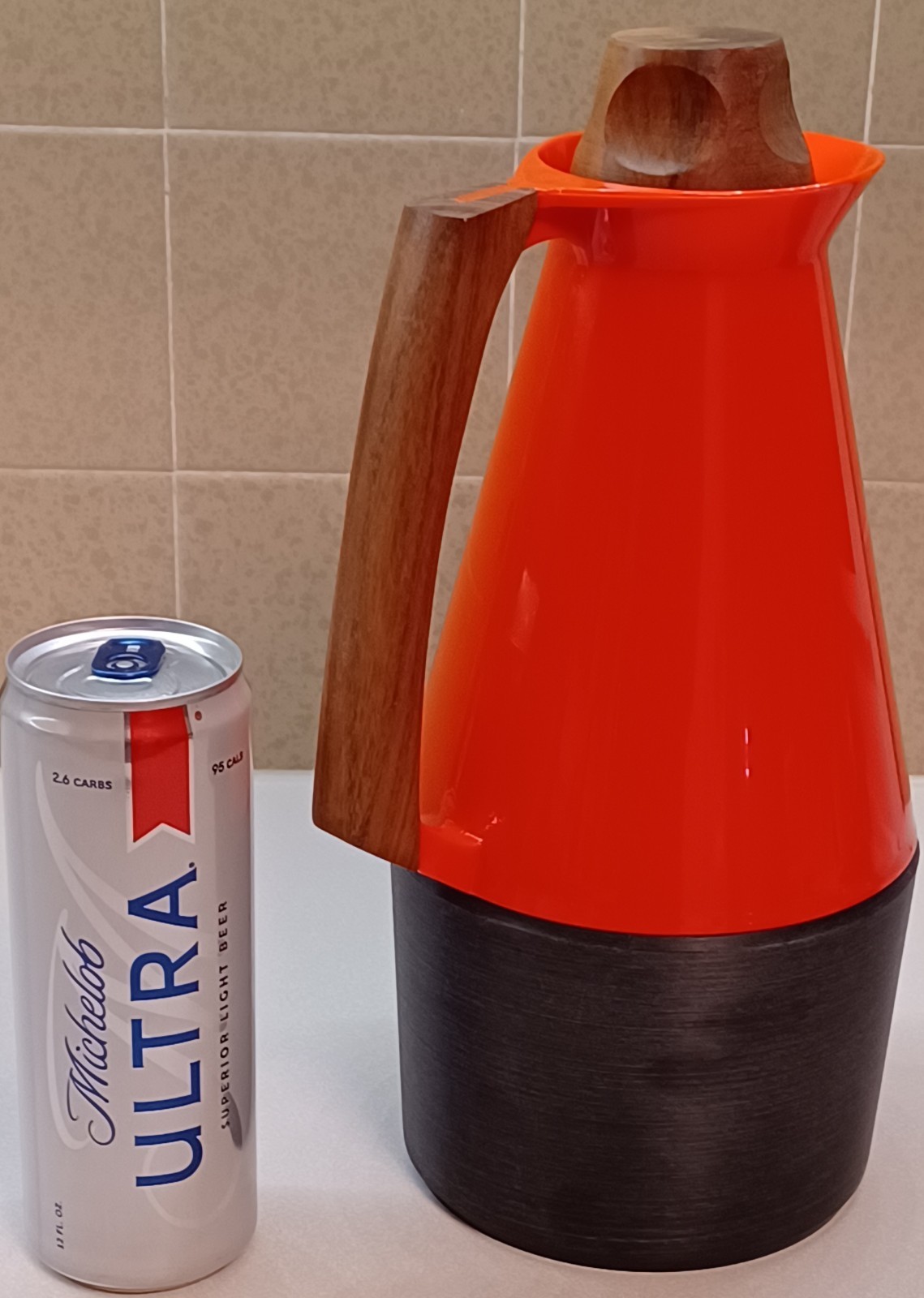 Cute Danish Modern MCM Vtg. Thermos / Carafe, CARL-ARNE BREGER / Made in Sweden