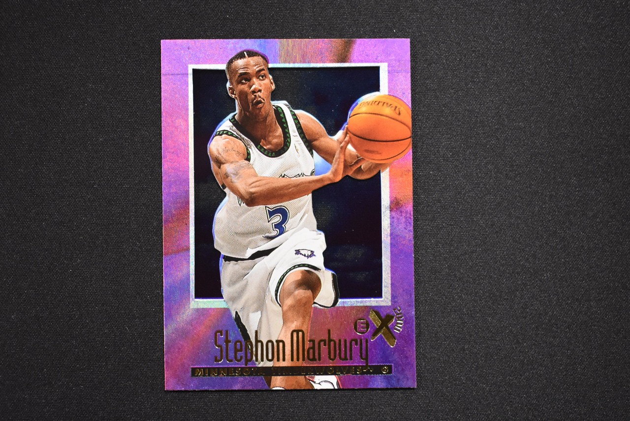 1996-97 Skybox E-X 2000 Basketball Stephon Marbury #42 Minnesota Timberwolves 1996-97 Skybox E-X 2000 Basketball Stephon Marbury #42 Minnesota Timberwolves