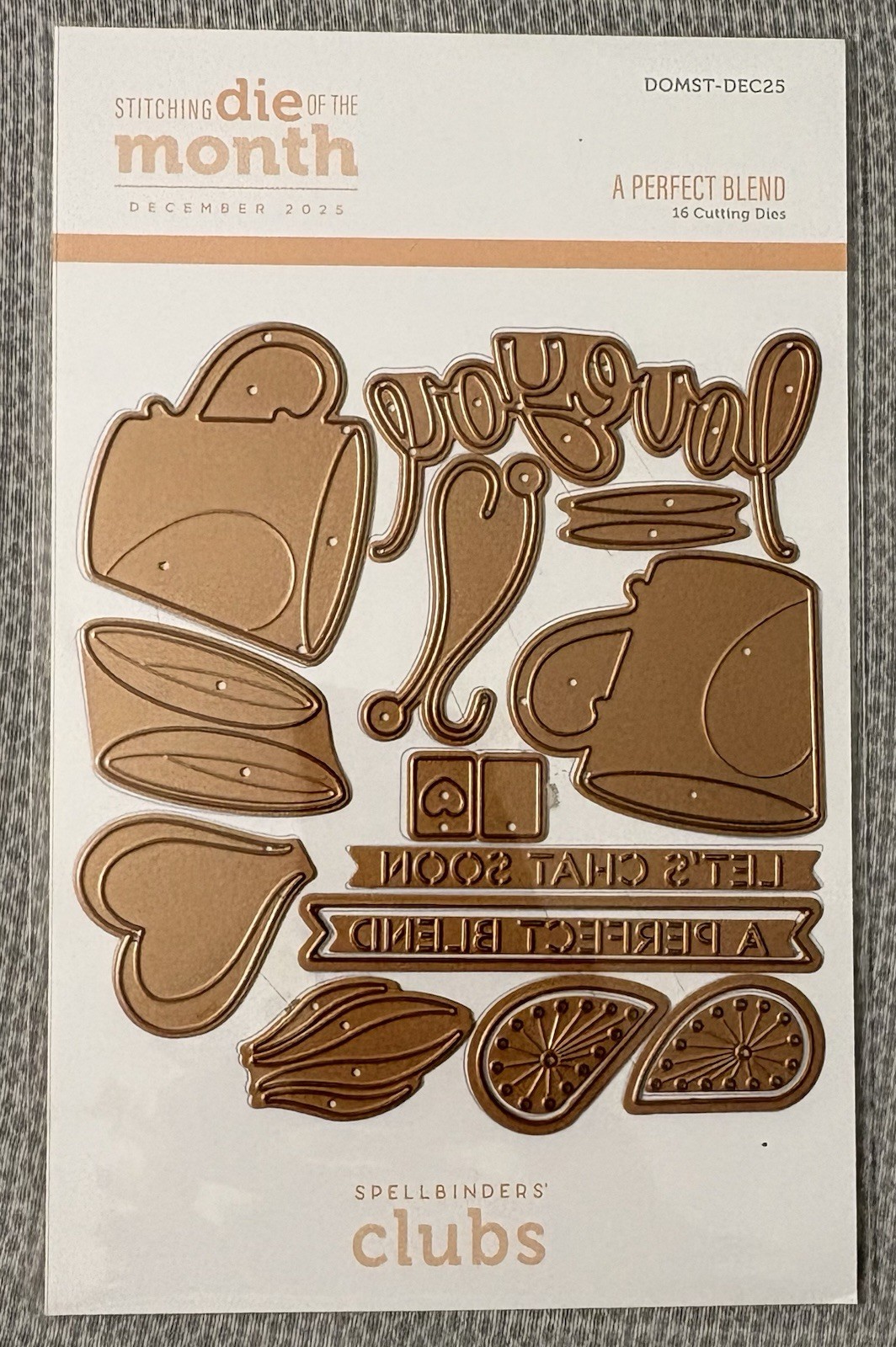 spellbinders Clubs Stitching Die of the Month December 2025 spellbinders Clubs Stitching Die of the Month December 2025