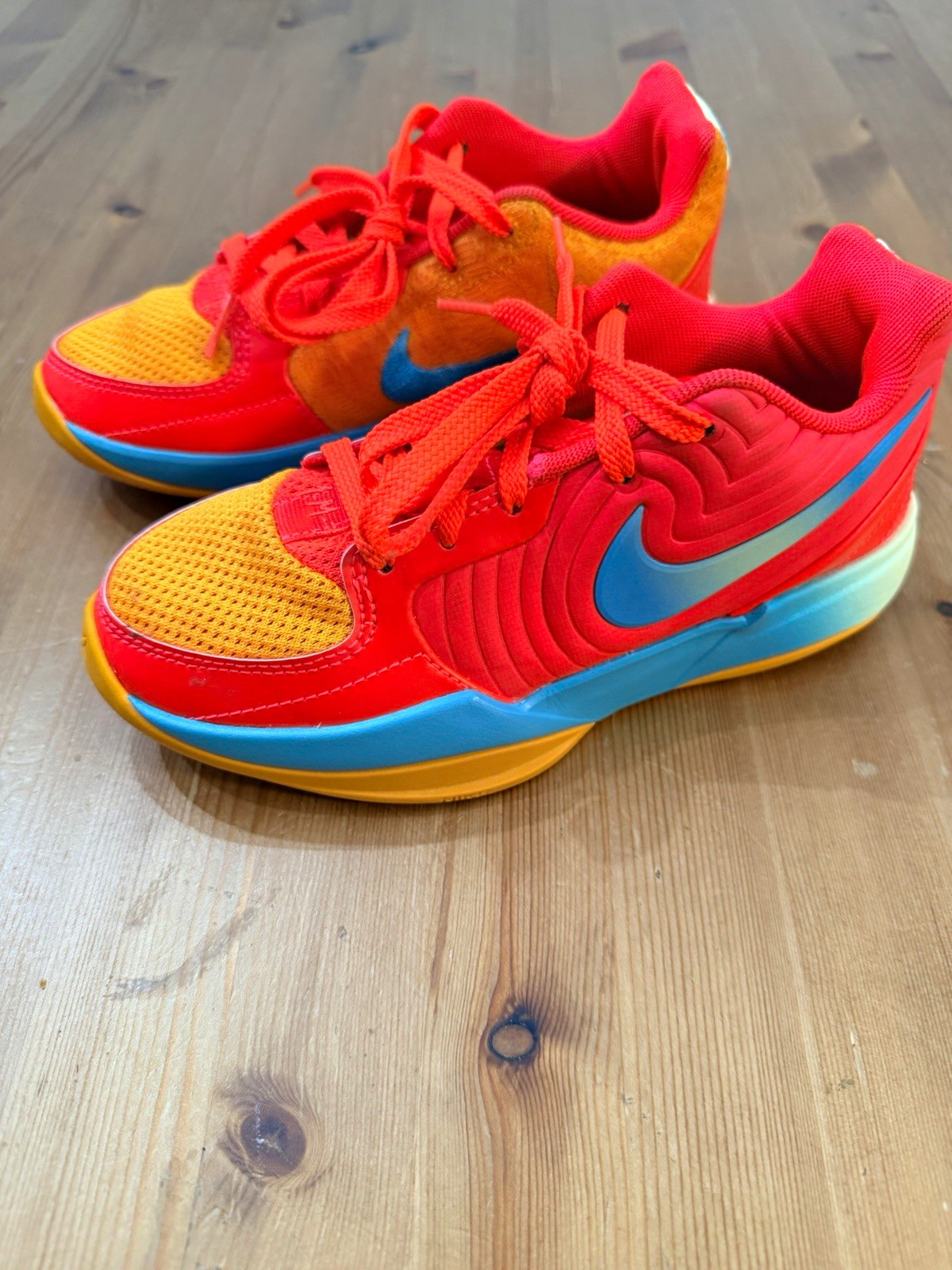 Nike Ja 2 GS Star Power Basketball Low Top Lace-Up Red/Orange HM8378-600 Nike Ja 2 GS Star Power Basketball Low Top Lace-Up Red/Orange HM8378-600