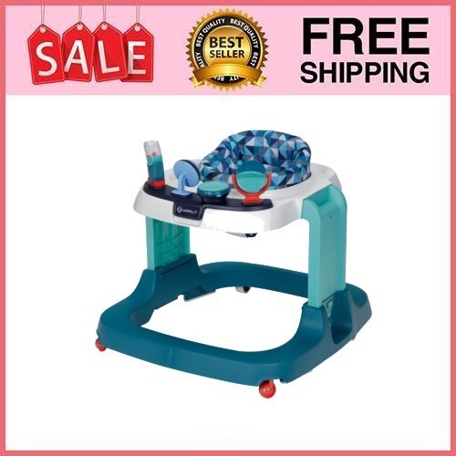 Safety 1st Ready, Set, Walk DX Developmental Baby Walker w Wheels, Kinsale Blue Safety 1st Ready, Set, Walk DX Developmental Baby Walker w Wheels, Kinsale Blue