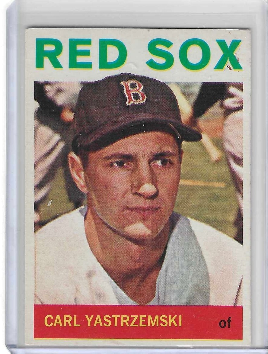 1964 Topps Carl Yastrzemski - #210 Red Sox HOF (EX) 1964 Topps Carl Yastrzemski - #210 Red Sox HOF (EX)