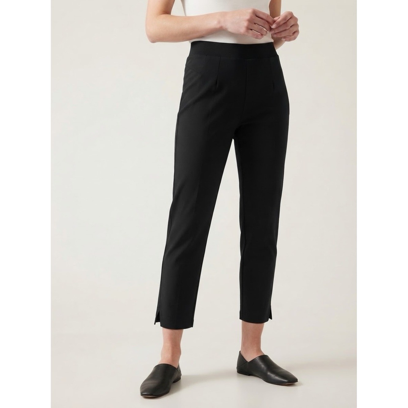 PORTO SAN FRANCISCO Black Cropped Traveler Pants Size 1