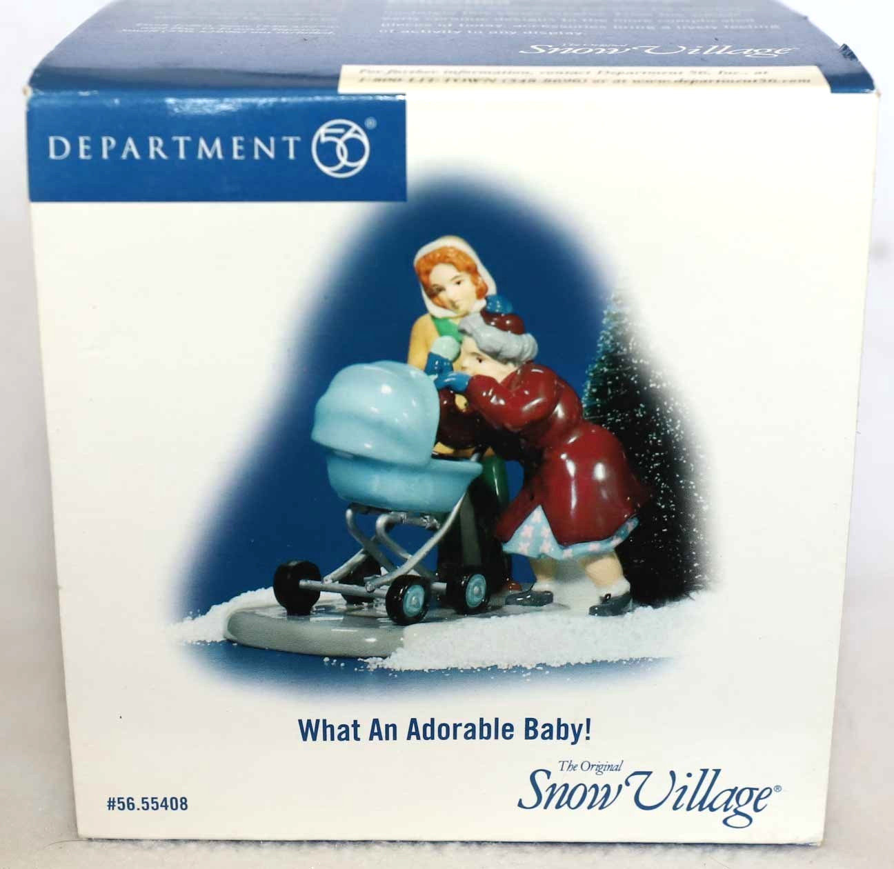 DEPT 56 WHAT AN ADORABLE BABY SNOW VILLAGE CHRISTMAS 55408