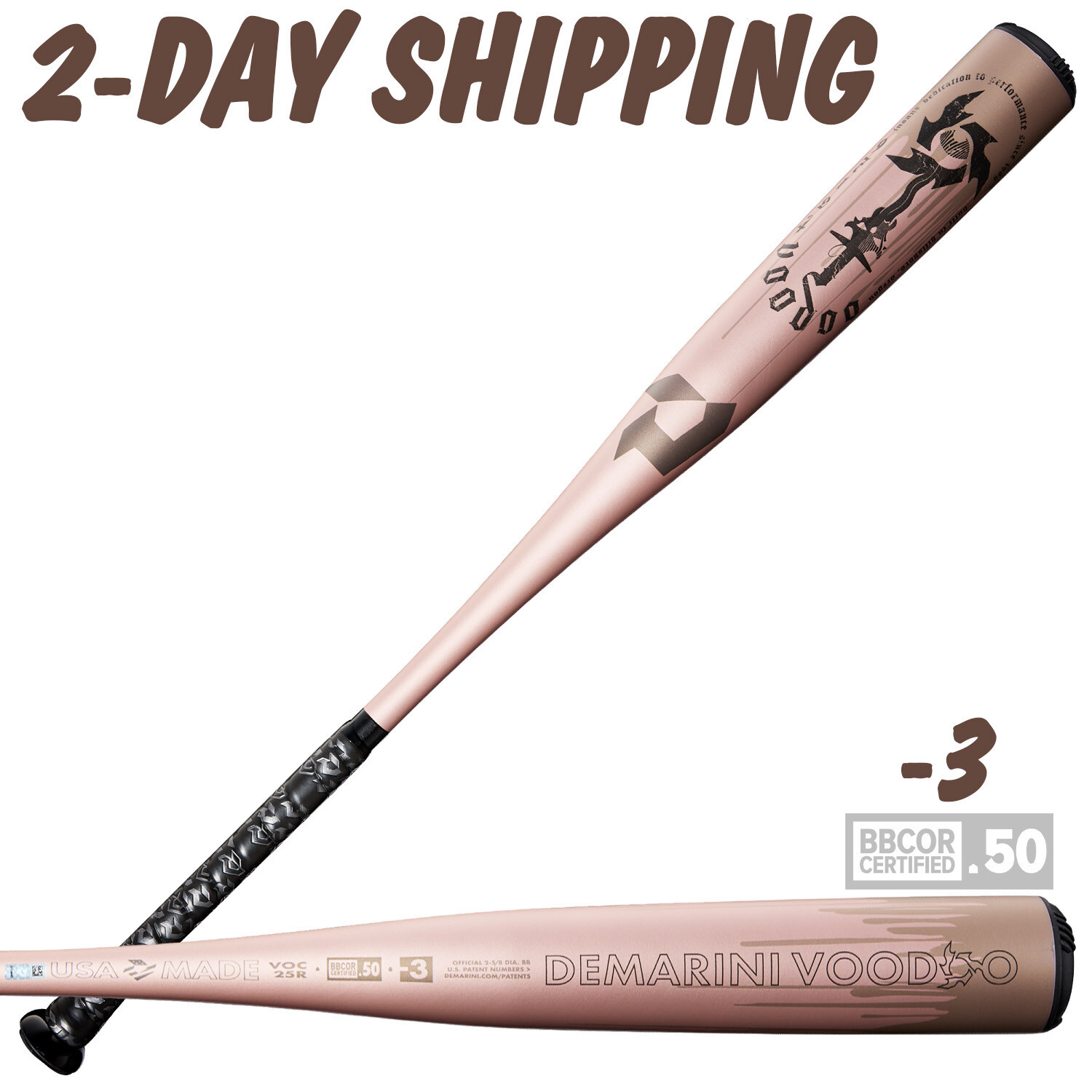 2025 DeMarini ROSE GOLD VOODOO ONE 33\