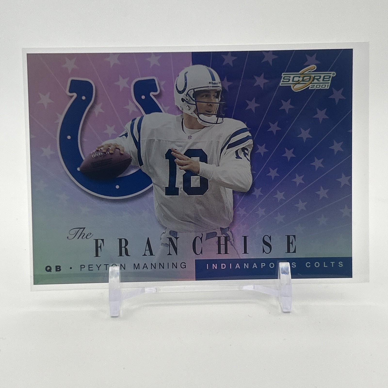 2001 Score - The Franchise Peyton Manning #TF-7 2001 Score - The Franchise Peyton Manning #TF-7