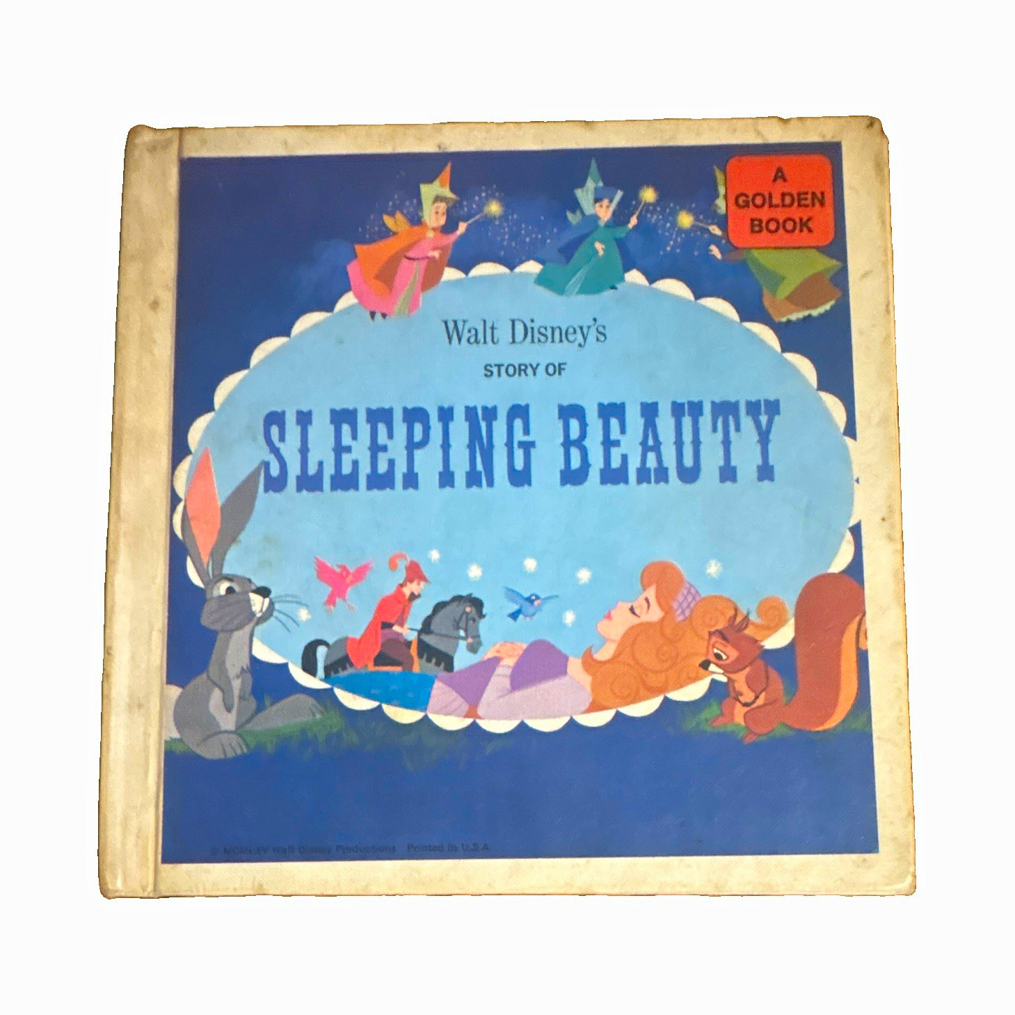 Vintage 1976 Walt Disney Sleeping Beauty Golden Press Goldencraft Hardcover Book Vintage 1976 Walt Disney Sleeping Beauty Golden Press Goldencraft Hardcover Book