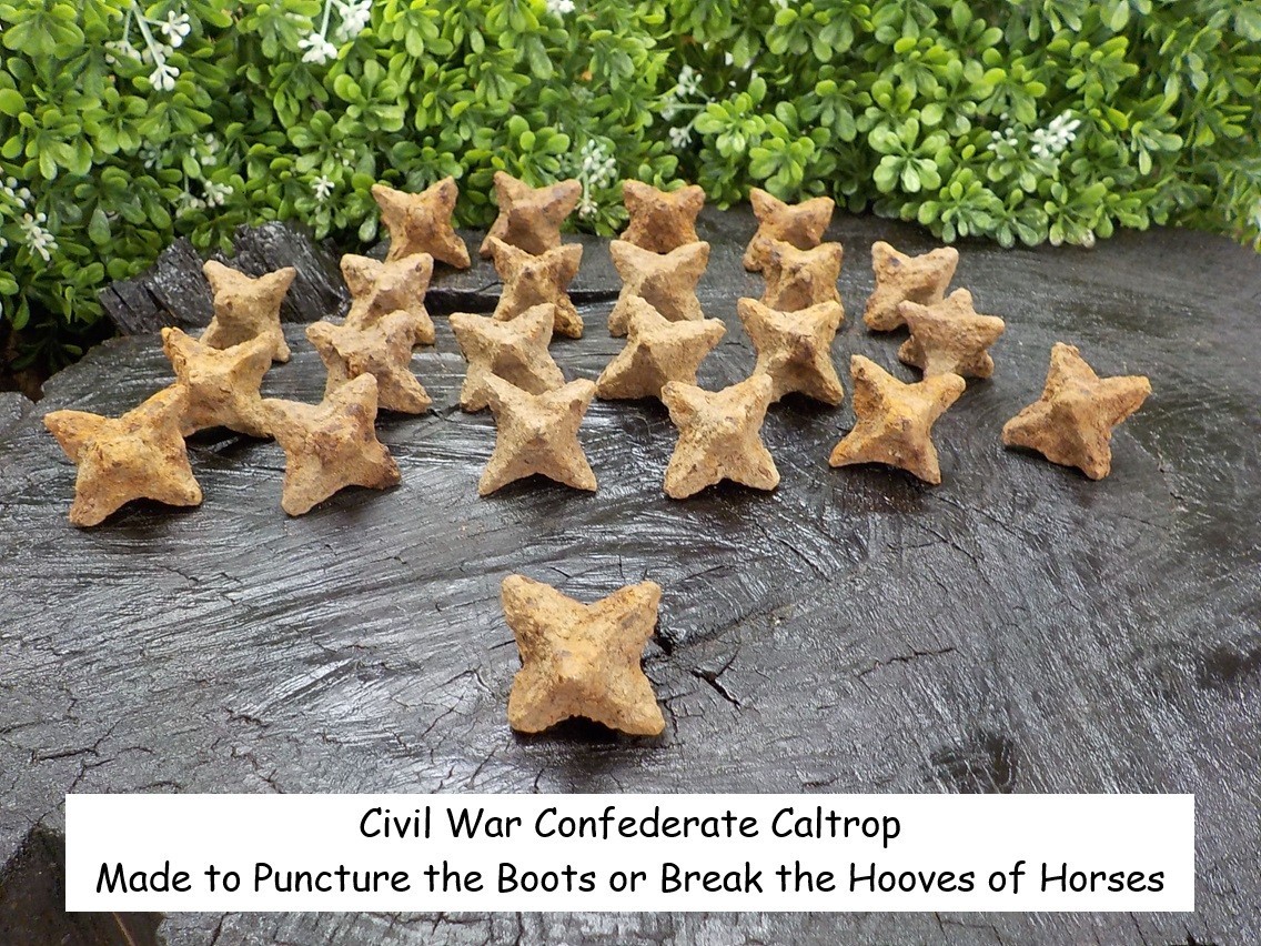 Rare Vintage Antique Civil War Relic Confederate Cavalry Caltrop Horse Crippler