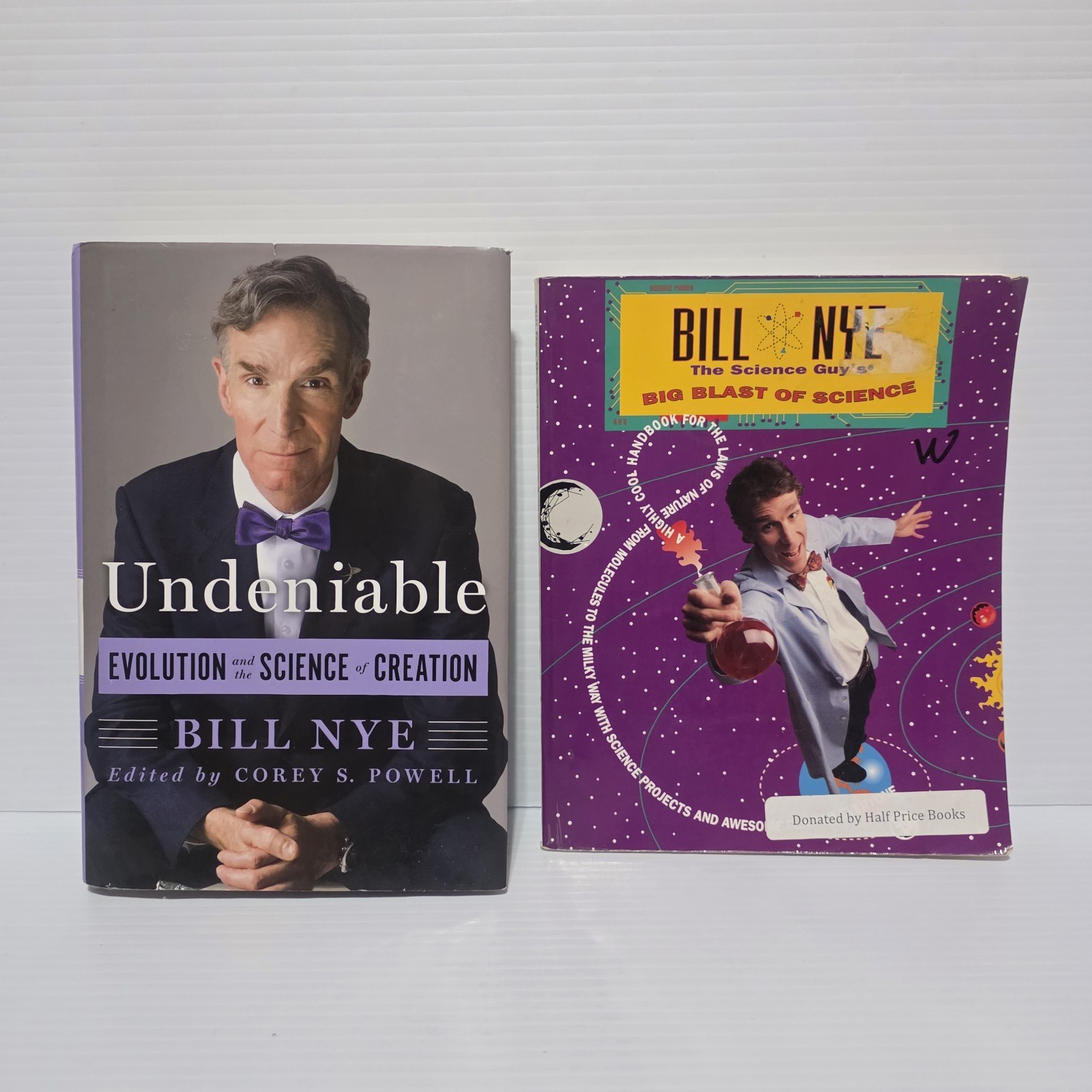 BILL NYE SIGNED Big Blast of Science Book Autographed + Undeniable Lot 2 BILL NYE SIGNED Big Blast of Science Book Autographed + Undeniable Lot 2
