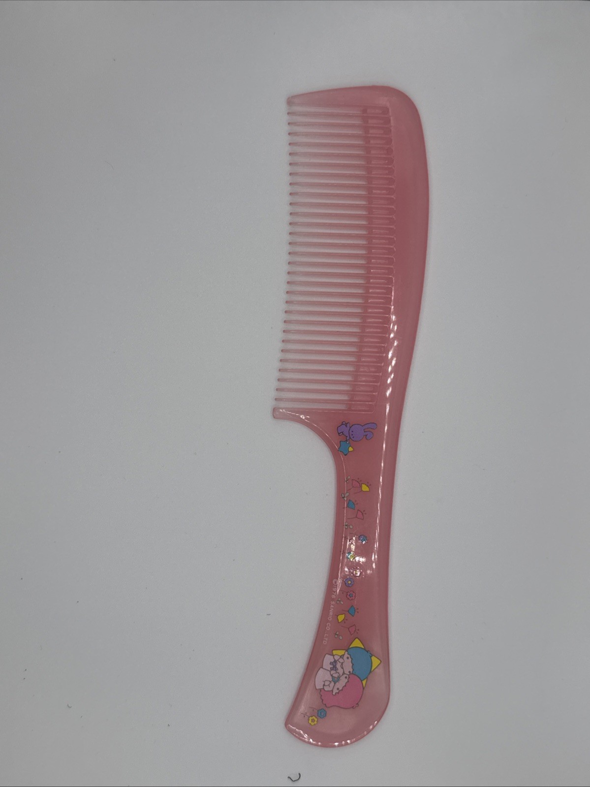 Sanrio Little Twin Stars Retro hair Comb Vintage Rare 70\'s 1976 PINK Collectible Sanrio Little Twin Stars Retro hair Comb Vintage Rare 70\'s 1976 PINK Collectible