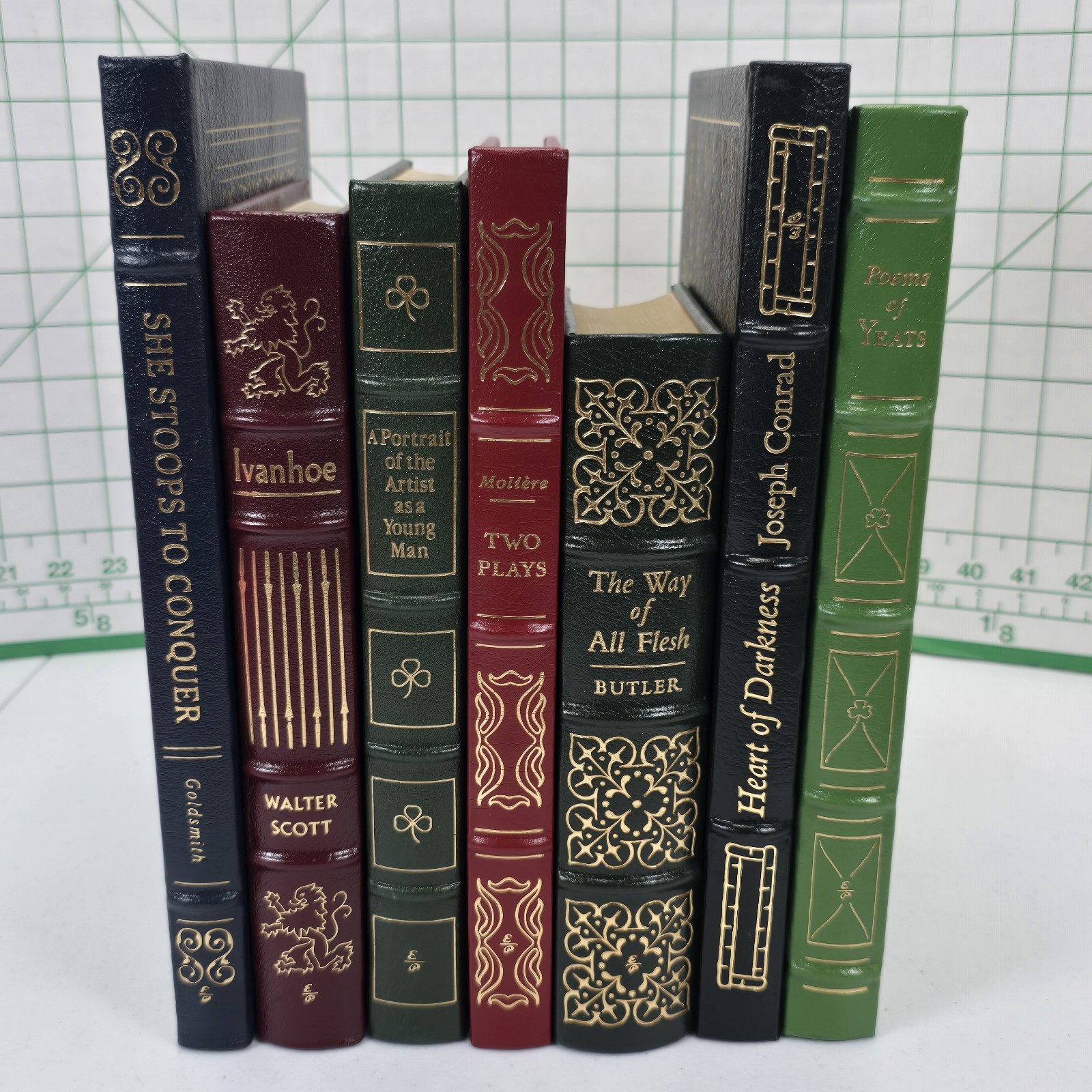 Vintage Easton Press Lot of 7 Leather-Bound Classics — 1976-1980