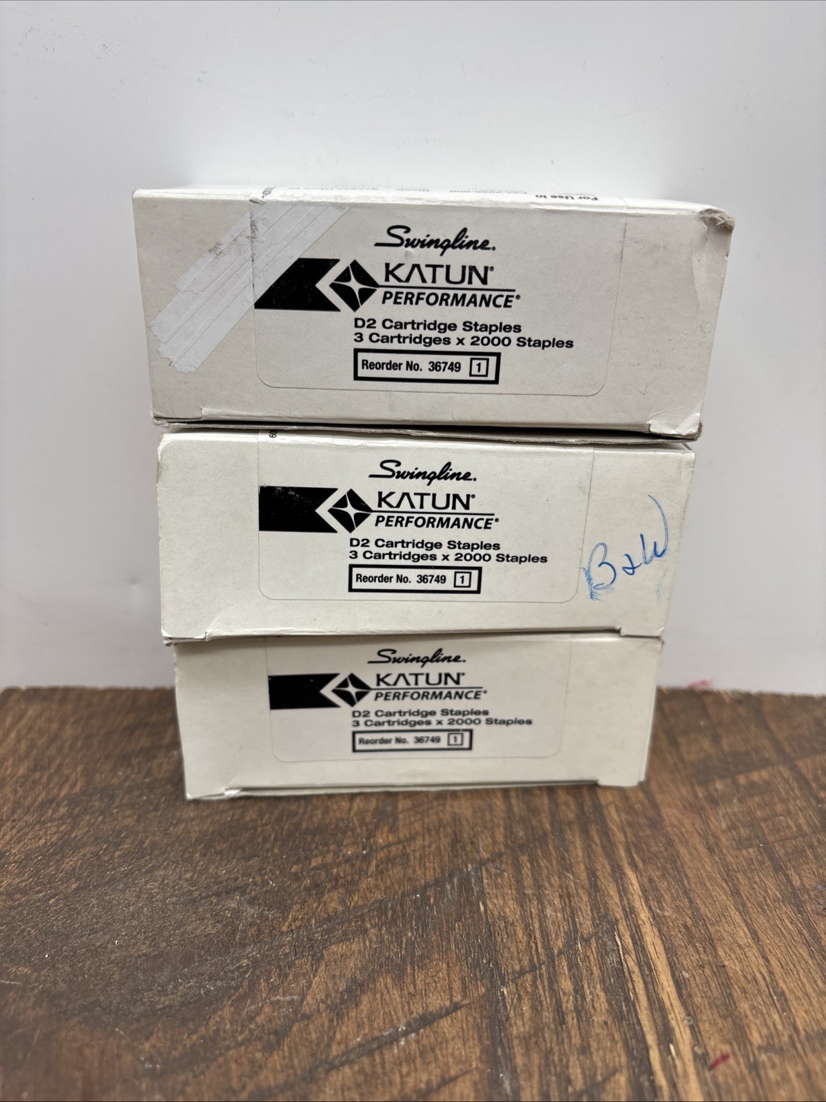 Katun Swingline D2 Cartridge Staples 3 Cartridges x 2000 Staples No. 36749 Lot 3 Katun Swingline D2 Cartridge Staples 3 Cartridges x 2000 Staples No. 36749 Lot 3