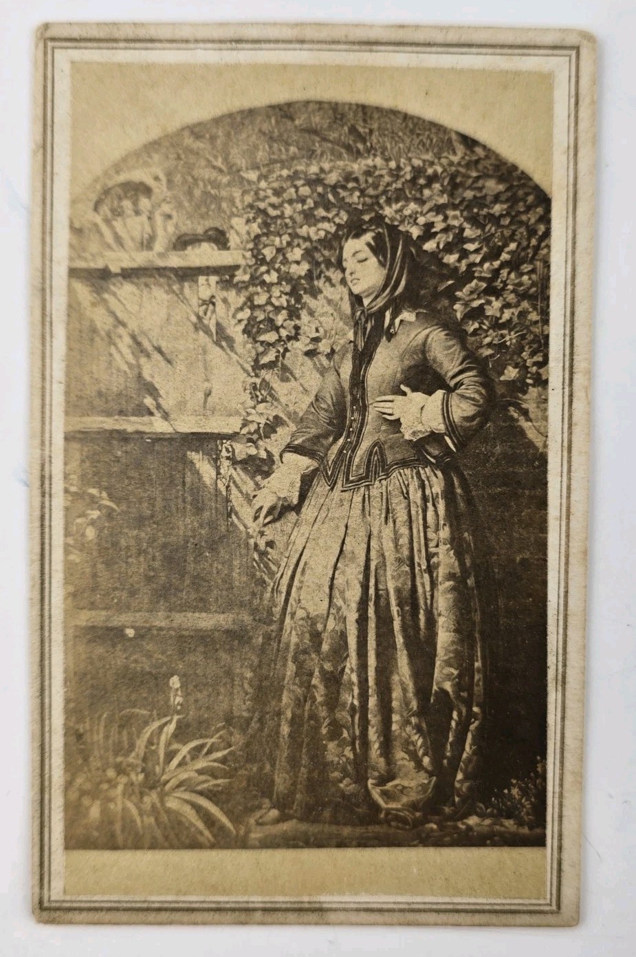 Rare Antique CDV Advertising Card Potter Philadelphia PA Broken Vows Art Work Rare Antique CDV Advertising Card Potter Philadelphia PA Broken Vows Art Work