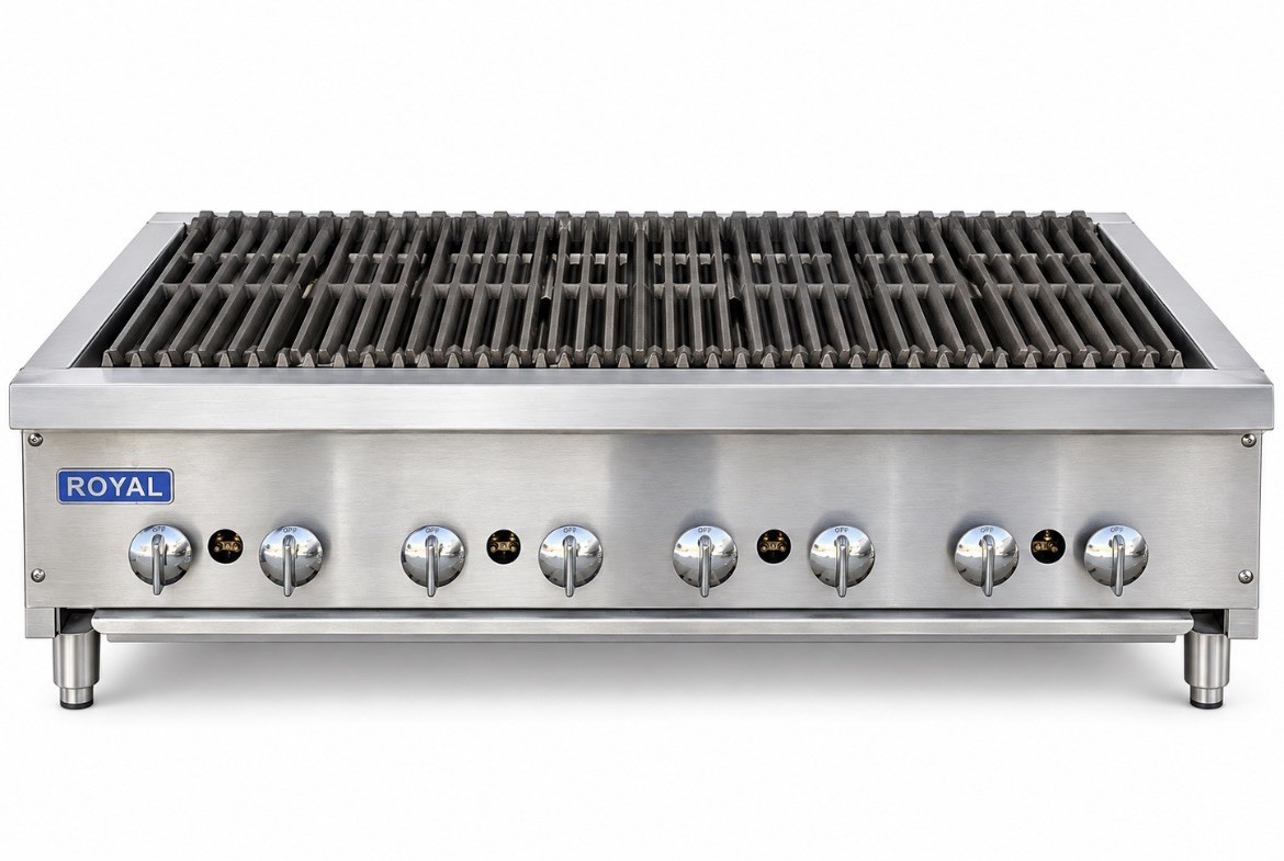 Royal Range RSRB-48 Radiant Gas Charbroiler Grill 100,000 BTU Made In California