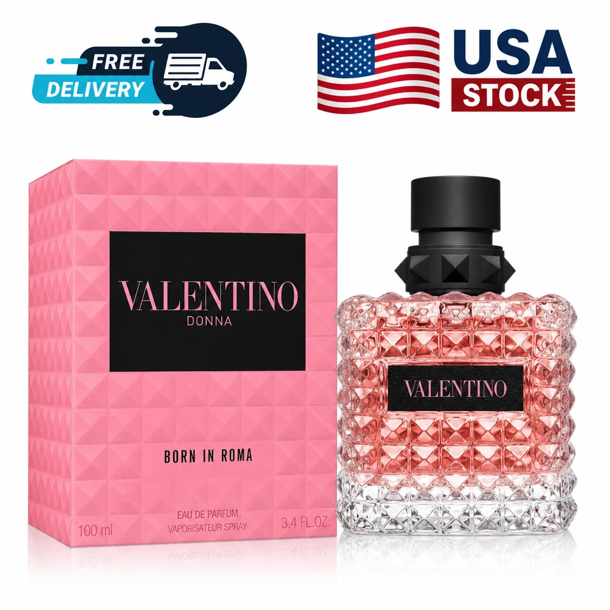 Valentino Donna Born In Roma EDP 3.4 oz Women’s Perfume New Sealed Box