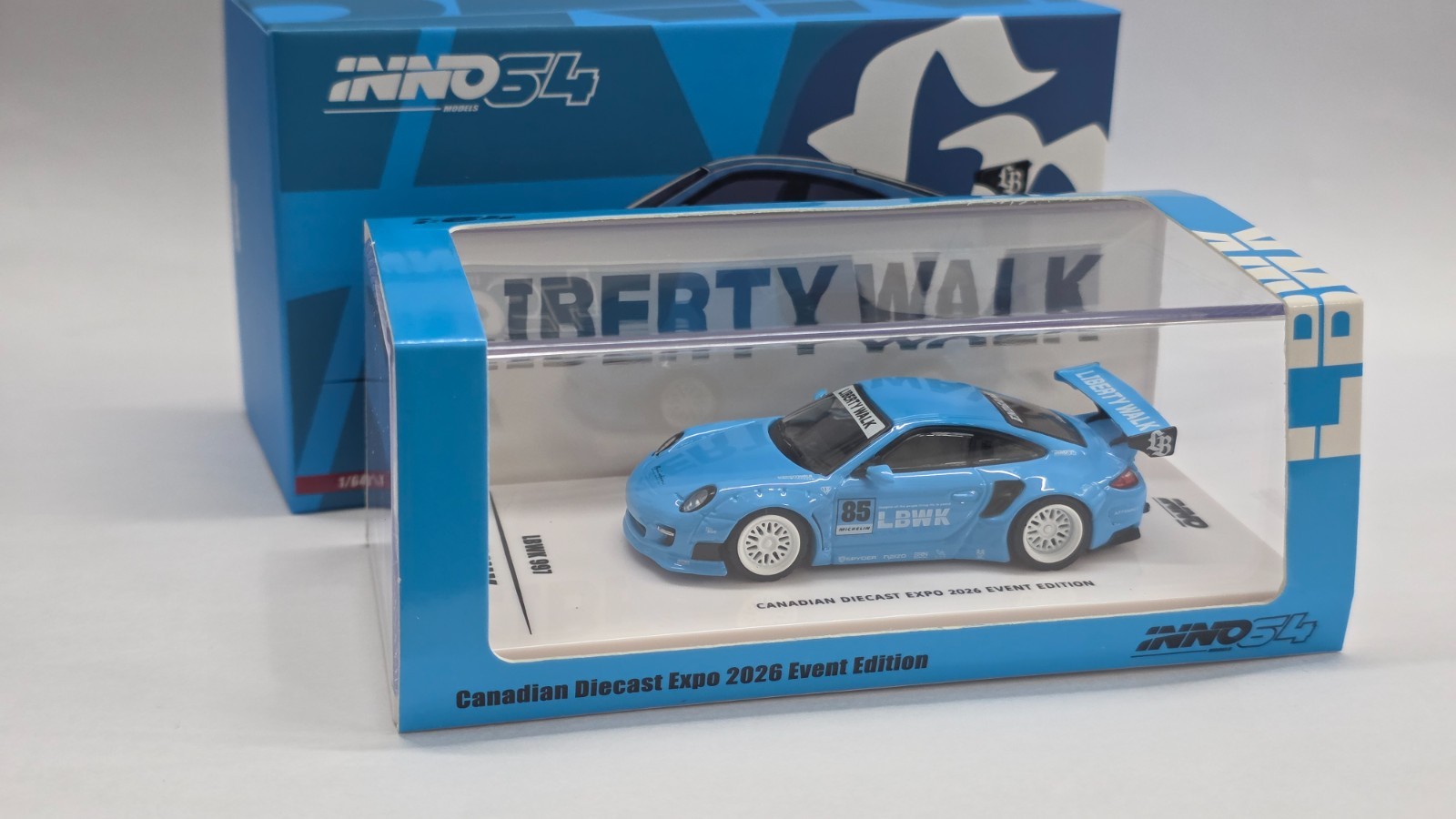 1:64 inno64 Porshce 911 997 LBWK Canadian Diecast Expo 2026 Event Edition 1:64 inno64 Porshce 911 997 LBWK Canadian Diecast Expo 2026 Event Edition