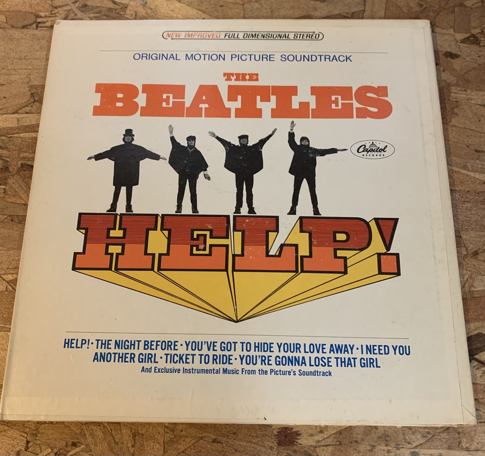 The Beatles - Help Capitol SMAS-2386 Stereo Gatefold Apple Label Vinyl (EX) The Beatles - Help Capitol SMAS-2386 Stereo Gatefold Apple Label Vinyl (EX)
