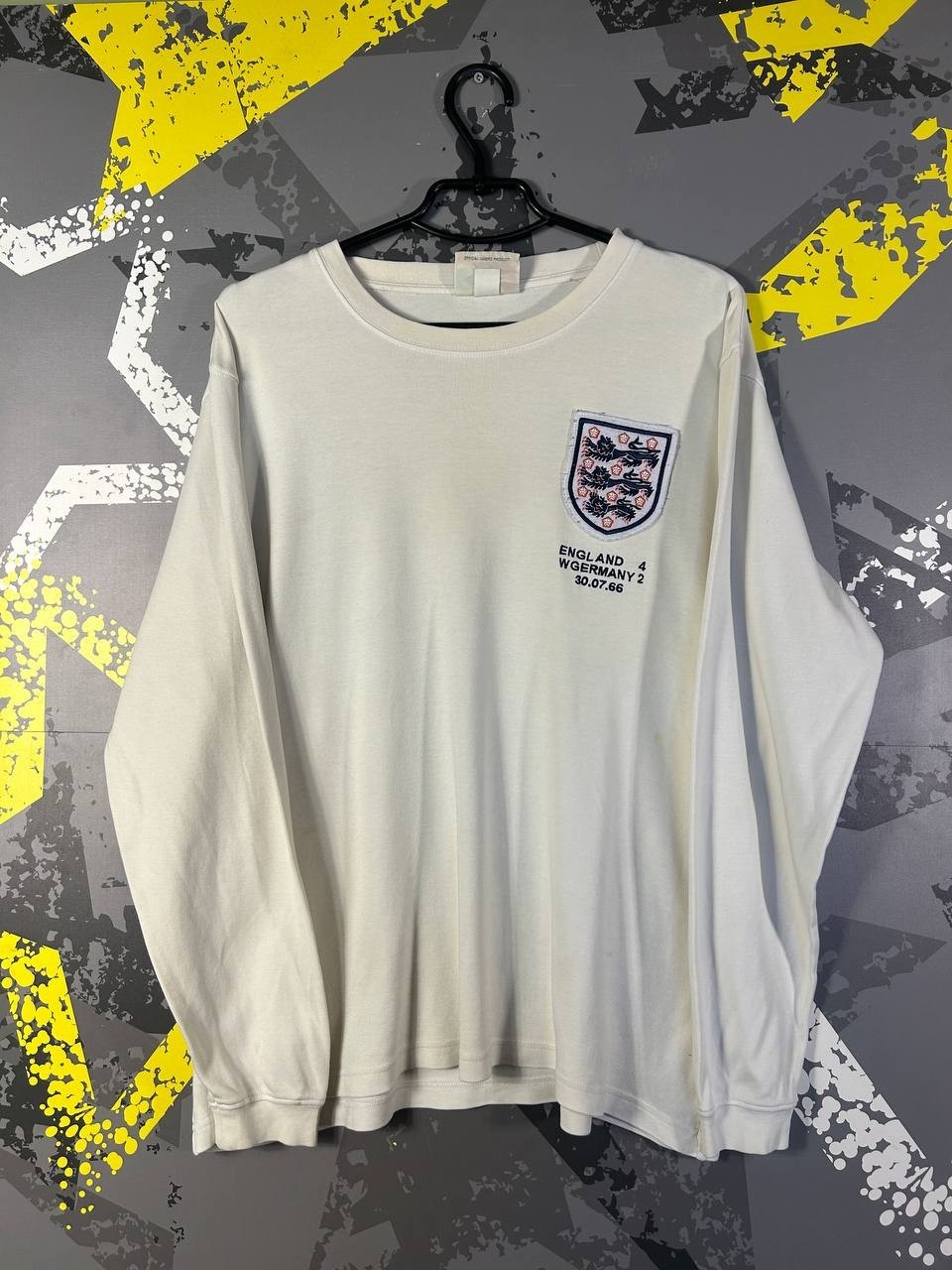 England Jersey L/S Reissue Home Football Soccer Shirt 1966 Umbro Men sz XL ig93