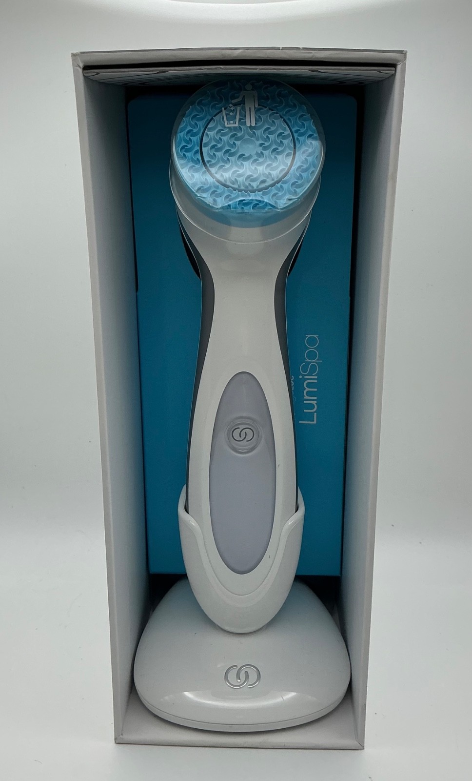 Nu Skin ageLOC LumiSpa iO Blue Facial Device with Treatment Head READ