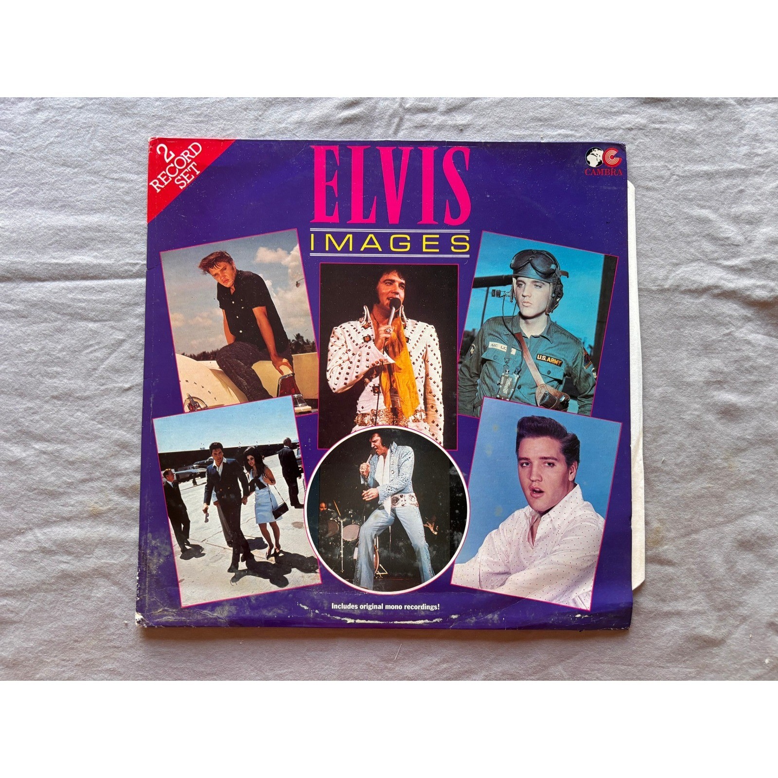 Elvis Presley Images 2 LP Vinyl Record Set 1982 Cambra CR 061 Mono Rock n Roll Elvis Presley Images 2 LP Vinyl Record Set 1982 Cambra CR 061 Mono Rock n Roll