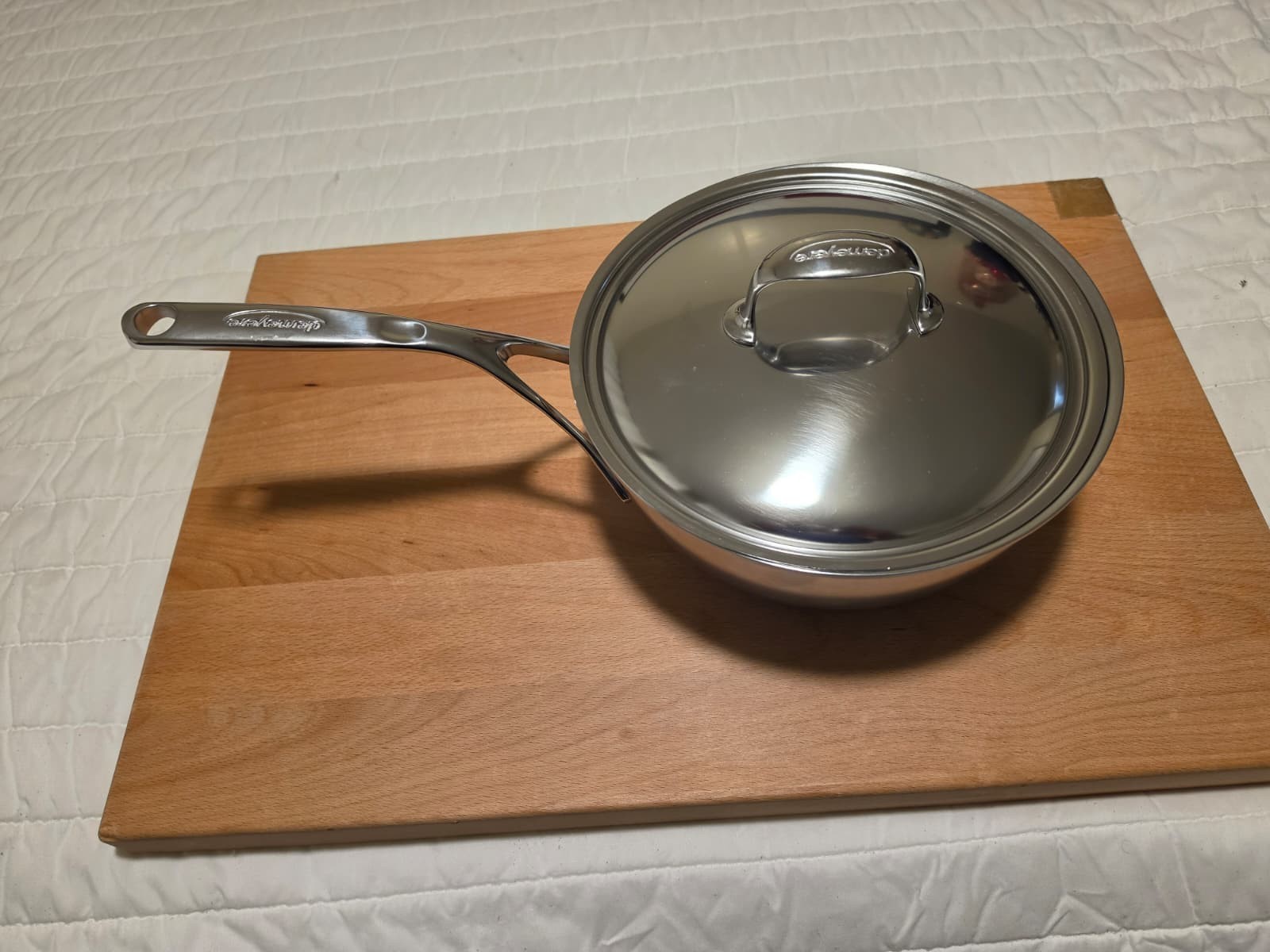 Demeyere Atlantis 3.5 qt Saucier, 18/10 Stainless Steel Demeyere Atlantis 3.5 qt Saucier, 18/10 Stainless Steel