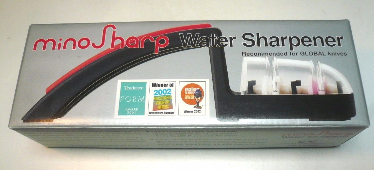 Mino Sharp Ceramic Water Knife Sharpener No.220 Black Japan Import 