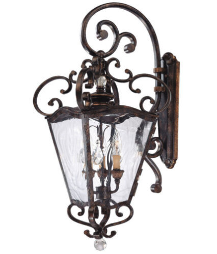 Metropolitan Lighting N3247-270 3-Light Lantern - Terraza Village Aged Patina