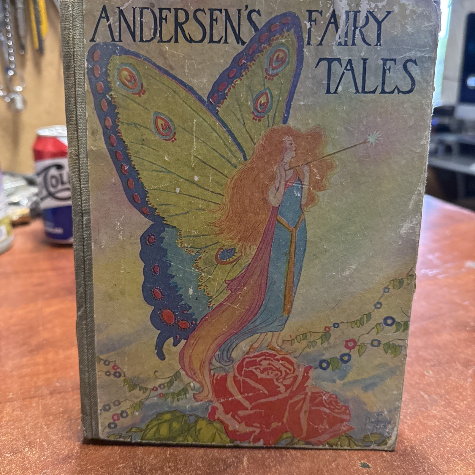 Andersens Fairy Tales 1926 Antique Hardcover Color Illustrated M A Donohue Rare