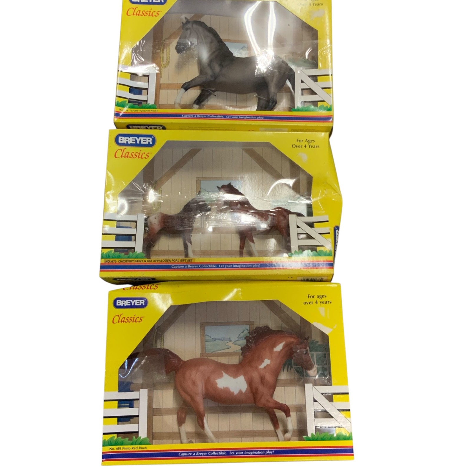 Breyer Horses Vintage Lot of Classics NIB Chestnut #673 #678 #674 2006 Breyer Horses Vintage Lot of Classics NIB Chestnut #673 #678 #674 2006