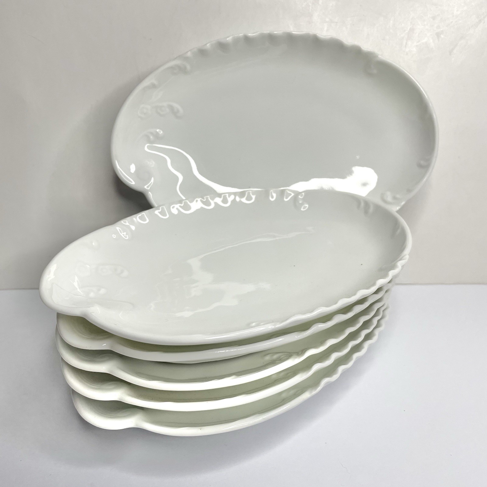 Vintage Haviland Limoges Bone Dishes Set Of 6 France 6\ Vintage Haviland Limoges Bone Dishes Set Of 6 France 6\