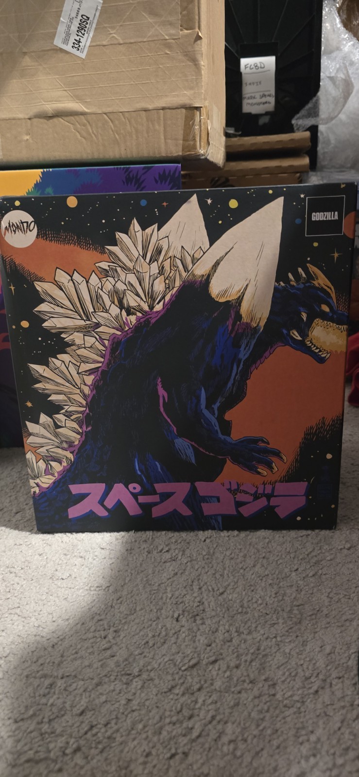 2024 Mondo Space Godzilla Crunchyroll Exclusive sofubi w/ Box 2024 Mondo Space Godzilla Crunchyroll Exclusive sofubi w/ Box
