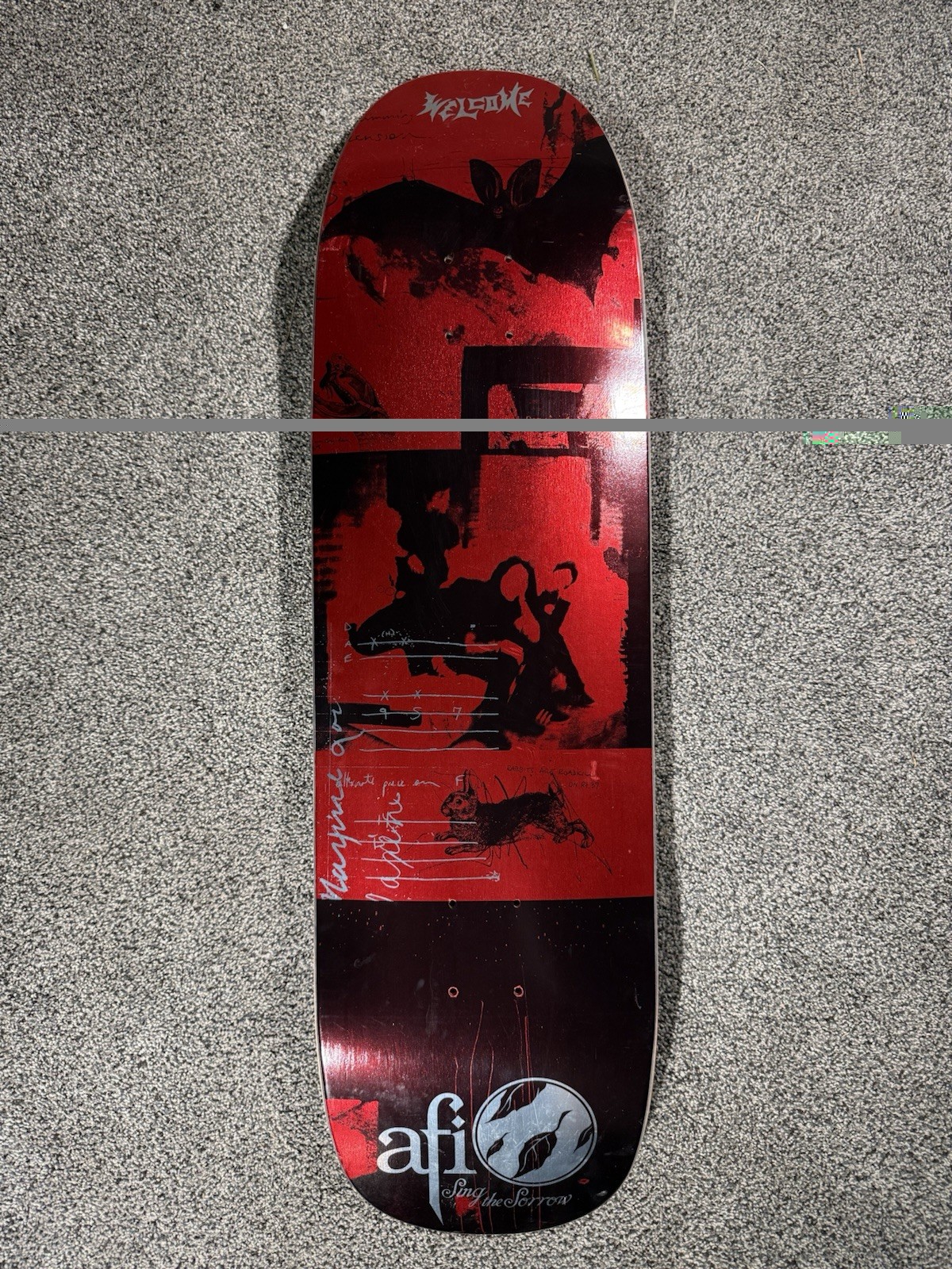 AFI Sing the Sorrow Skateboard Punk Band Deck