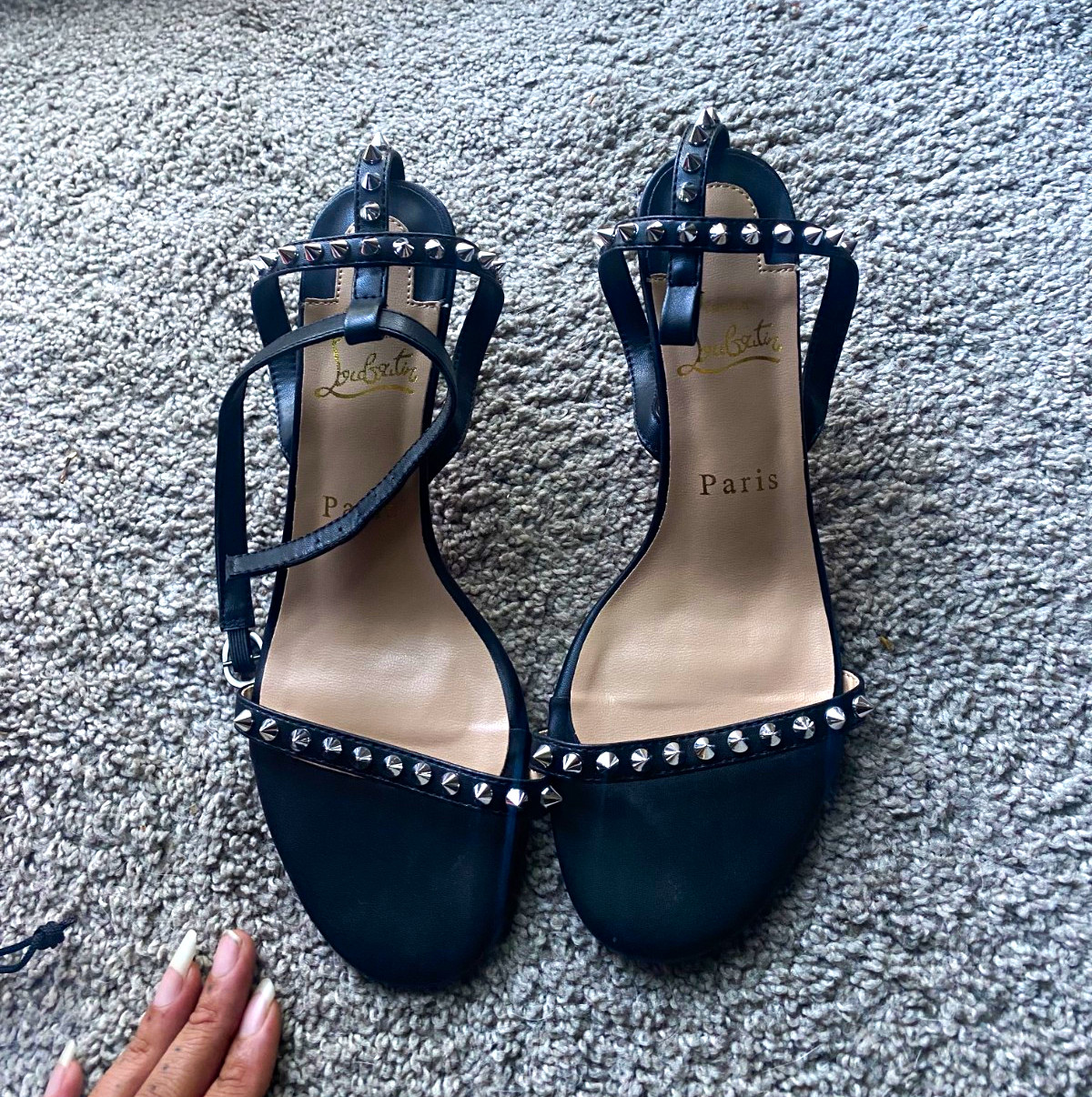 Christian Louboutin So Me 100mm Strappy Sandals 