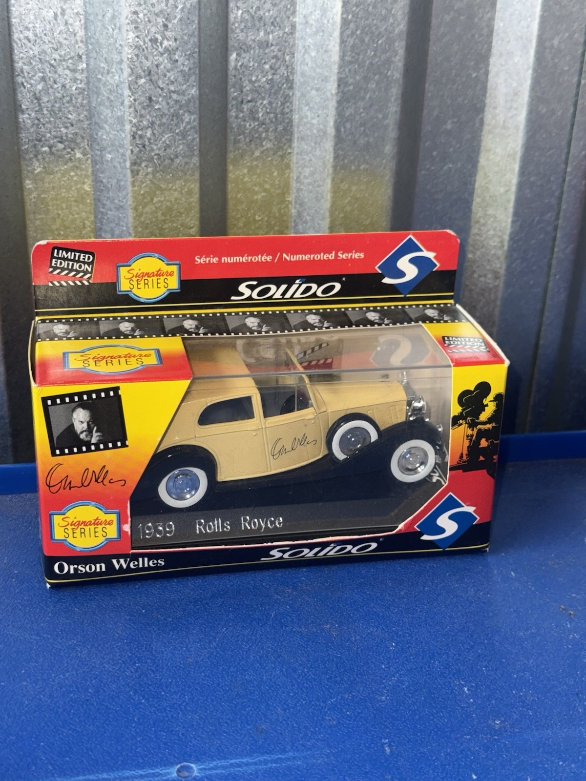 SOLIDO 1:43 Scale Die-Cast #9903 ORSON WELLS 1939 ROLLS ROYCE New In Box SOLIDO 1:43 Scale Die-Cast #9903 ORSON WELLS 1939 ROLLS ROYCE New In Box