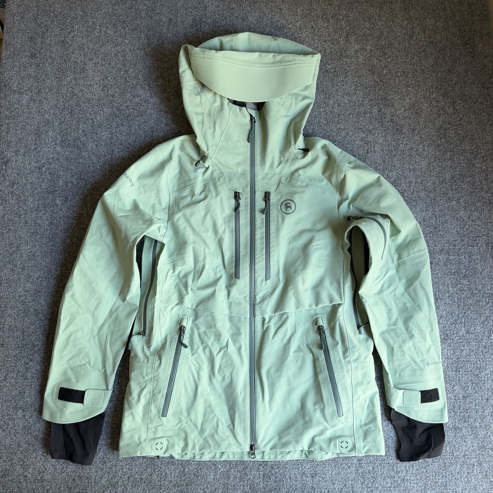 Backcountry Cottonwoods GoreTex Seafoam Women’s Large Ski Snowboard Shell Jacket