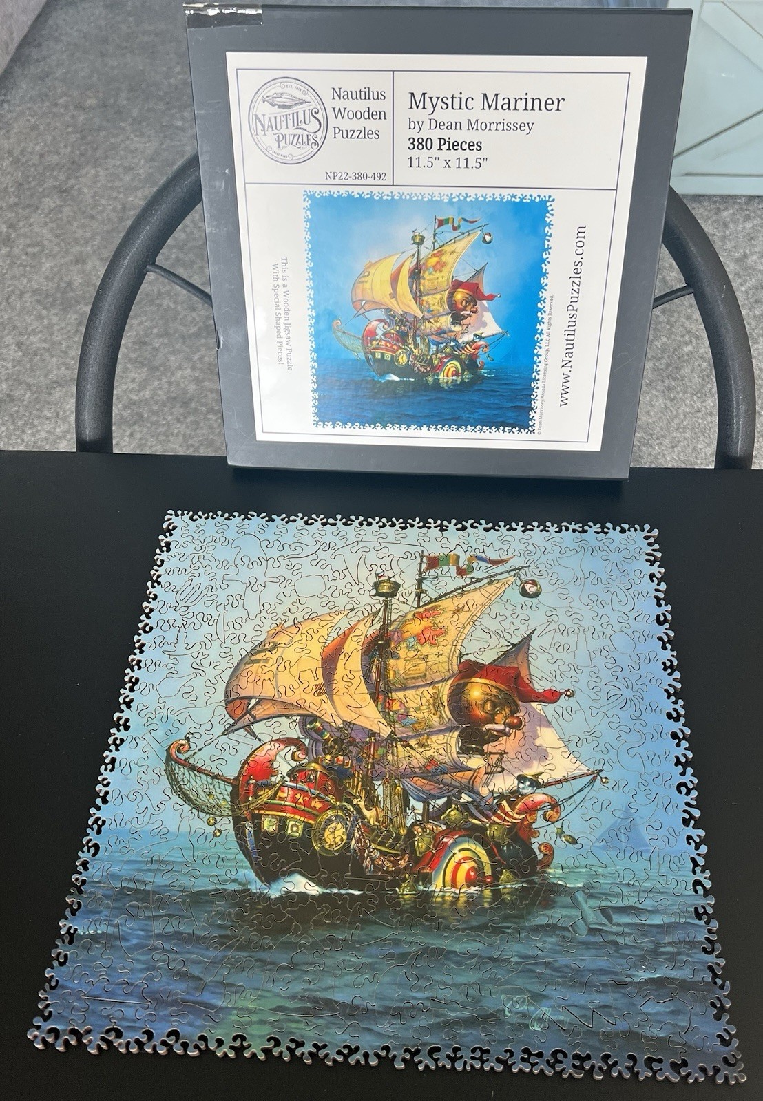 Nautilus Wooden jigsaw puzzle “Mystic Mariner” 380pc *Complete Nautilus Wooden jigsaw puzzle “Mystic Mariner” 380pc *Complete