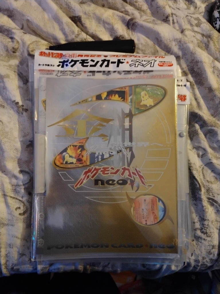 1999 POKEMON NEO GENESIS PREMIUM NEO FILE 1 9 CARD JAPANESE First Print promo 1999 POKEMON NEO GENESIS PREMIUM NEO FILE 1 9 CARD JAPANESE First Print promo