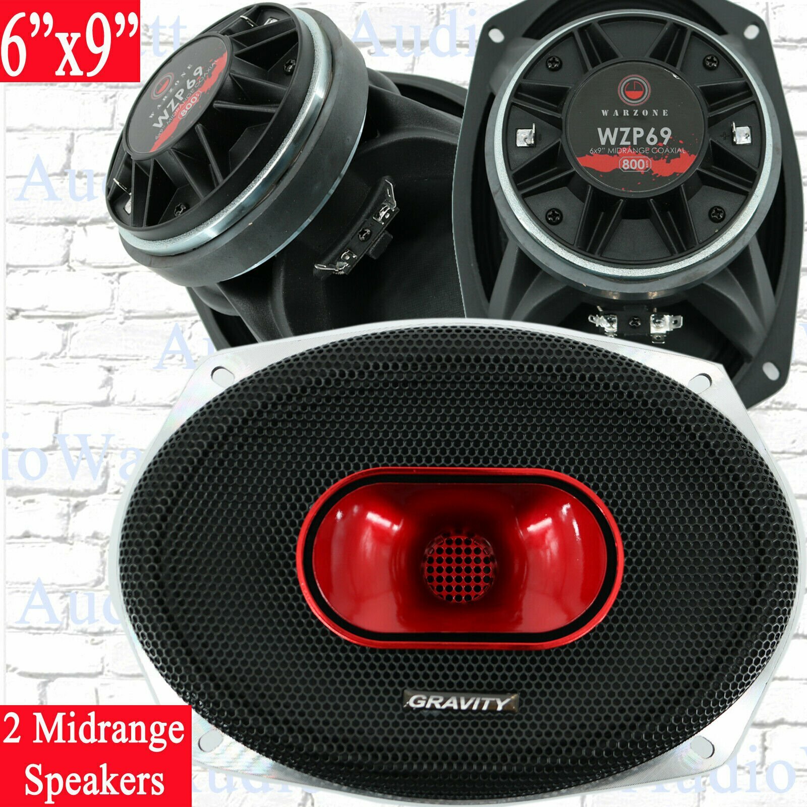 2x Gravity WZP69 Car Audio 6