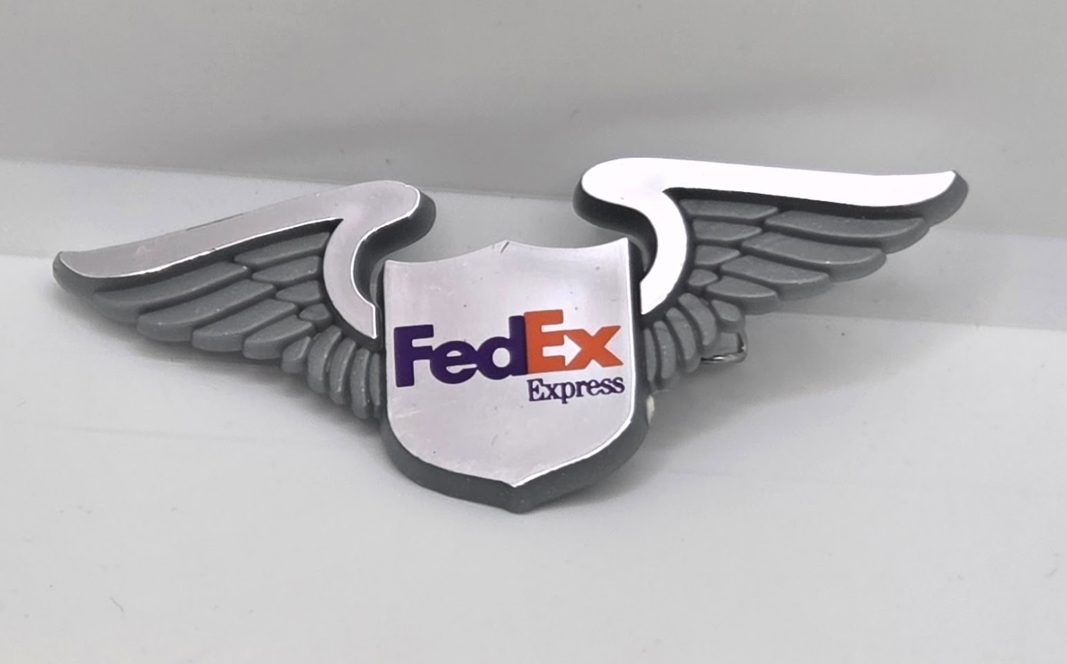 FedEx (Federal Express) Airlines Plastic Lapel 3 FedEx (Federal Express) Airlines Plastic Lapel 3