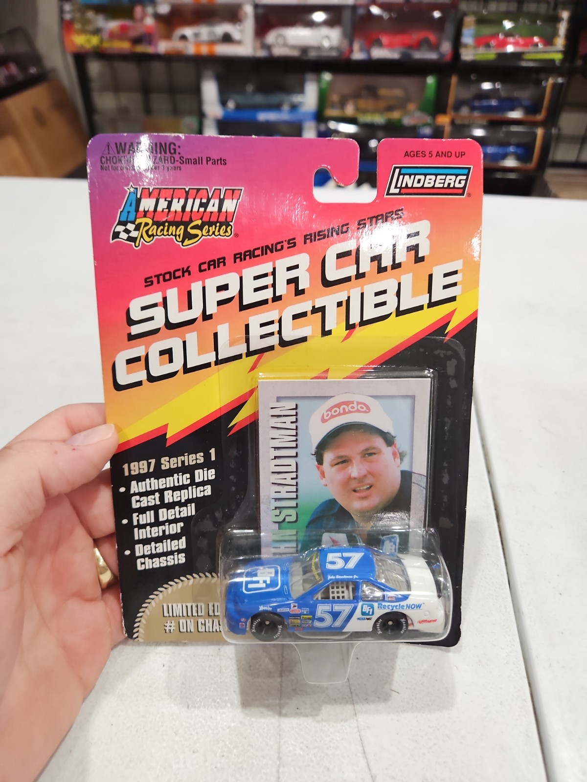 Lindberg 1/64 ARCA diecast #57 BFI John Stradtman American Racing Series 1996 Lindberg 1/64 ARCA diecast #57 BFI John Stradtman American Racing Series 1996