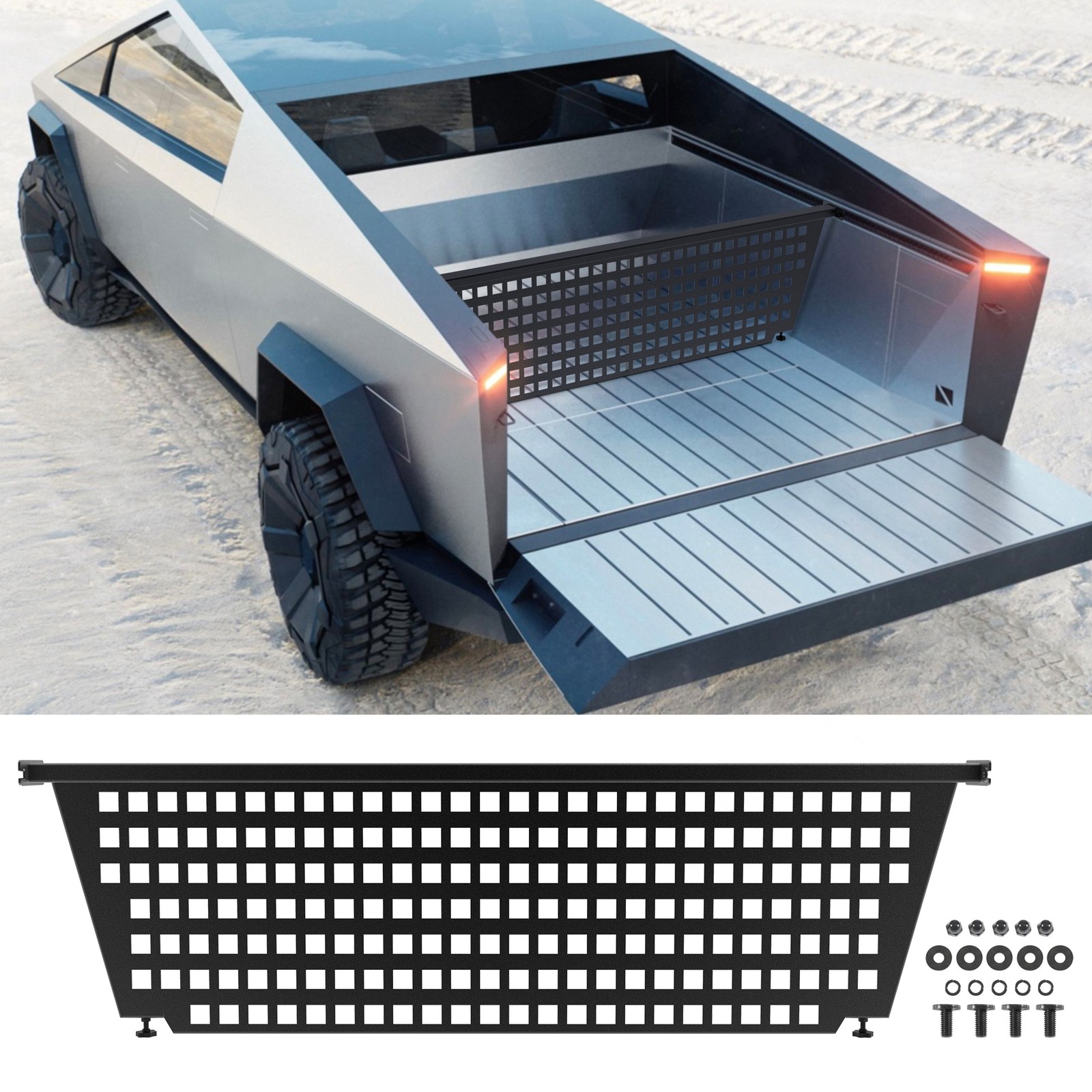 Adjustable Aluminum Truck Bed Fits 2023 2024 2025 Tesla Cybertruck Accessories Adjustable Aluminum Truck Bed Fits 2023 2024 2025 Tesla Cybertruck Accessories