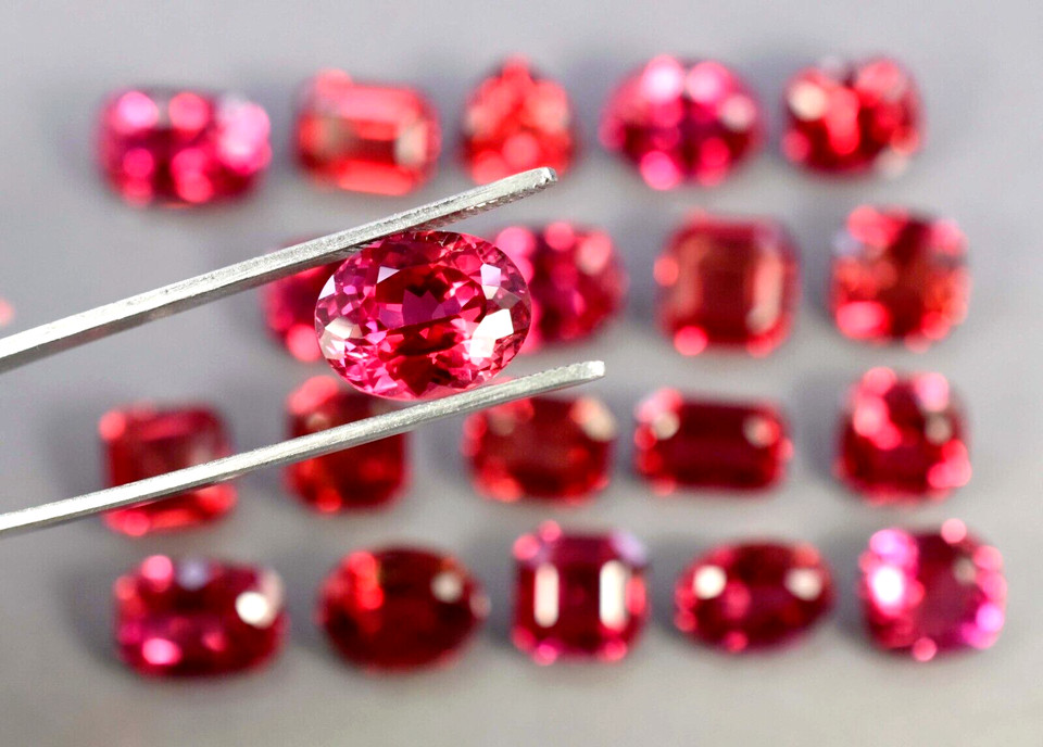 Natural 80 Ct Ceylon Padparadscha Sapphire Mix Cut Certified Loose Gemstone Lot Natural 80 Ct Ceylon Padparadscha Sapphire Mix Cut Certified Loose Gemstone Lot
