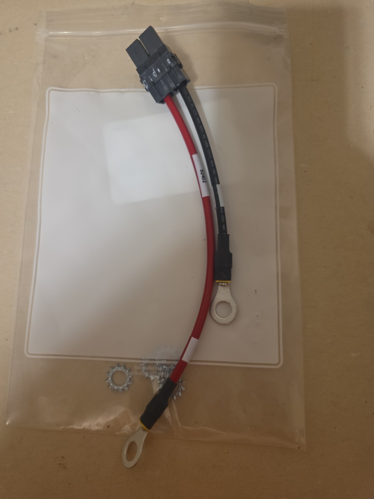 Stryker 1025 Zoom Hospital Stretcher Gurney Oem Battery Cable Assembly