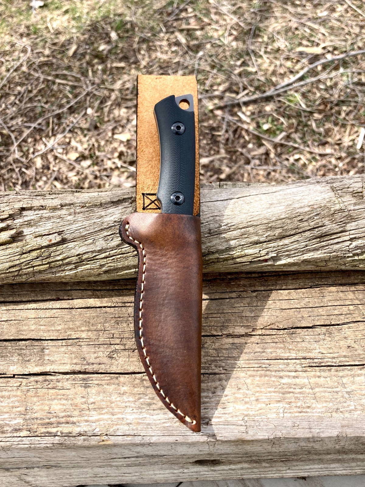 Handmade Leather Sheath For Oerla TAC OLF-1009 Fixed Blade Knife Handmade Leather Sheath For Oerla TAC OLF-1009 Fixed Blade Knife