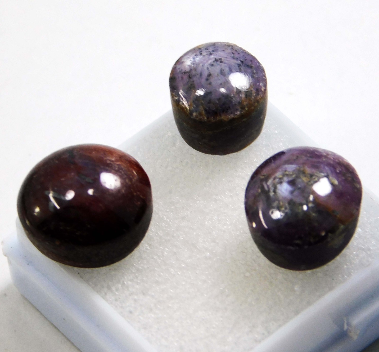 Certified 35.60 Ct Natural Lavender Star Ruby Stunning 3\' PCS – Unheated Gems
