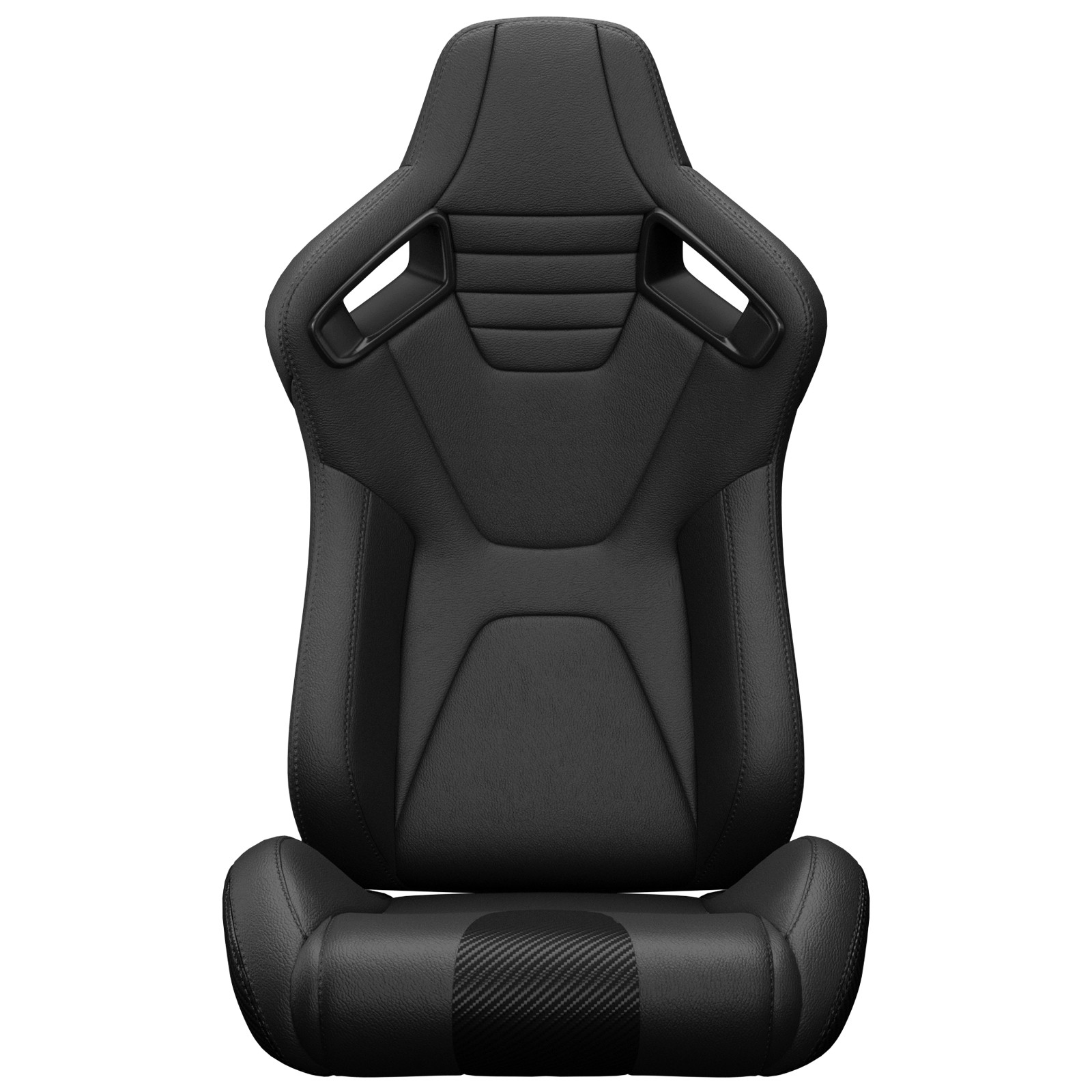 1 Pc Adjustable Universal Passenger Racing Seat w Slider Sim Bucket Seat