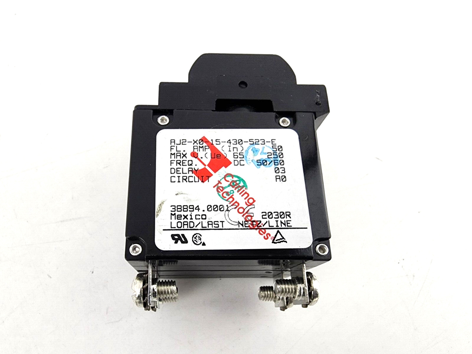 Bunn 38894.0001 Switch/Breaker On-Off 125/250V 50A